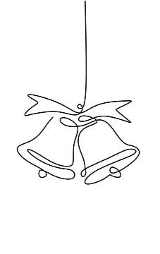 Simple black line drawings of decorative bows and ribbon designs.