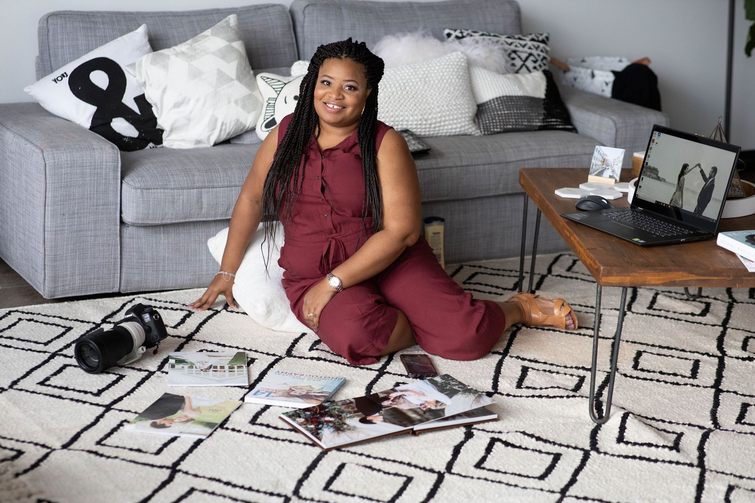 Studio Mari DFW branding photographer — vibrant editorial female entrepreneur portrait, Forney TX serving Dallas Rockwall Mesquite Mari Jaxn