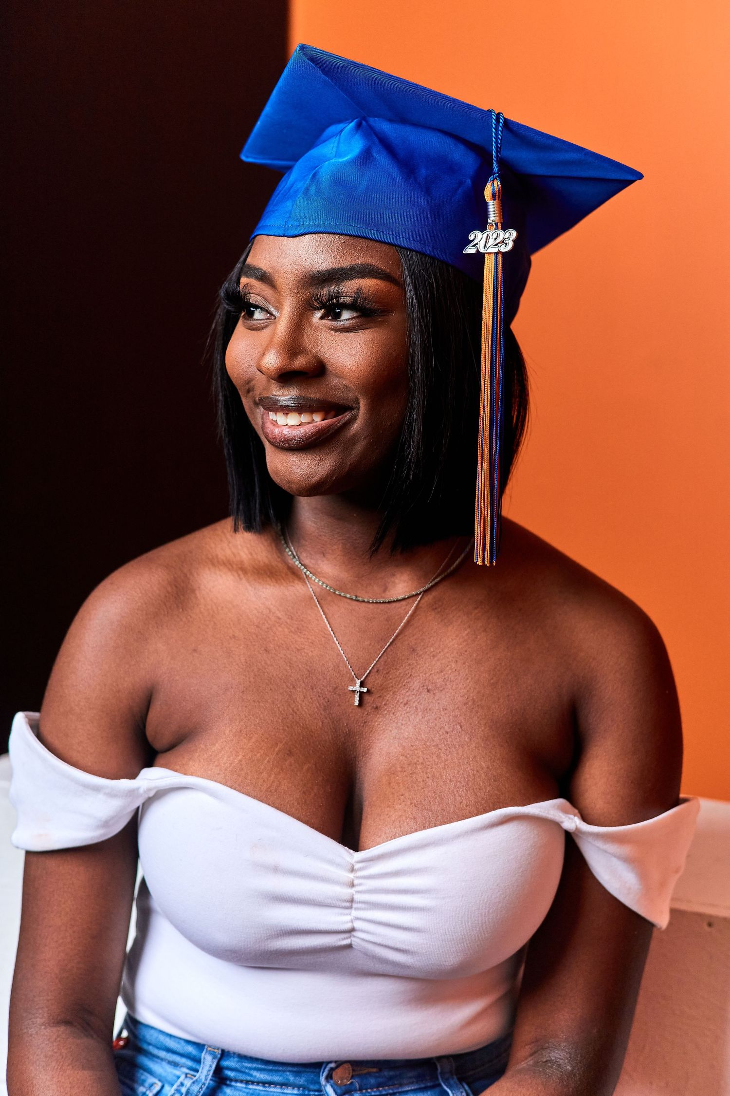 DFW senior graduation photography by Studio Mari — bright joyful high school graduate portrait Forney TX serving Mesquite Garland Arlington
