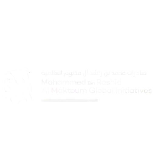 Mohammed bin Rashid Al Maktoum Global Initiatives logo on white background.