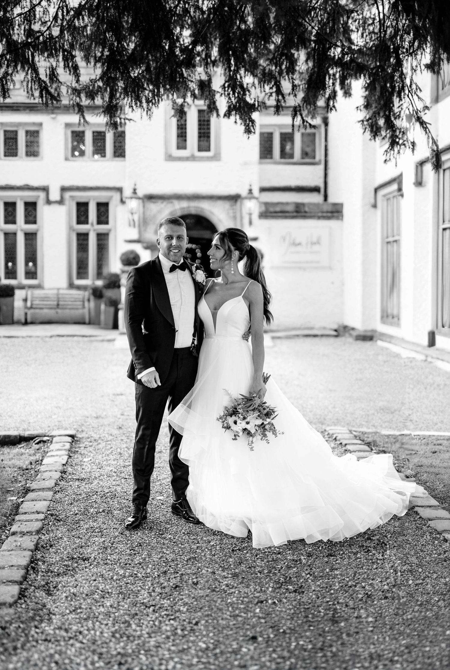 Wedding photography at Mitton Hall Lancashire wedding venue by Manchester wedding photographer Tina Hevingham.