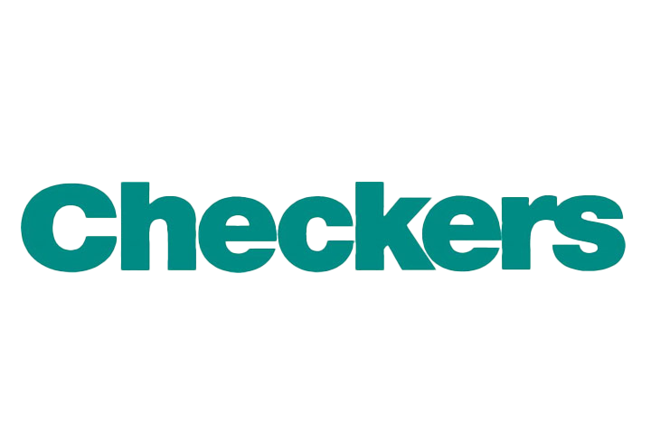 Checkers retail brand logo in teal green text against white background.