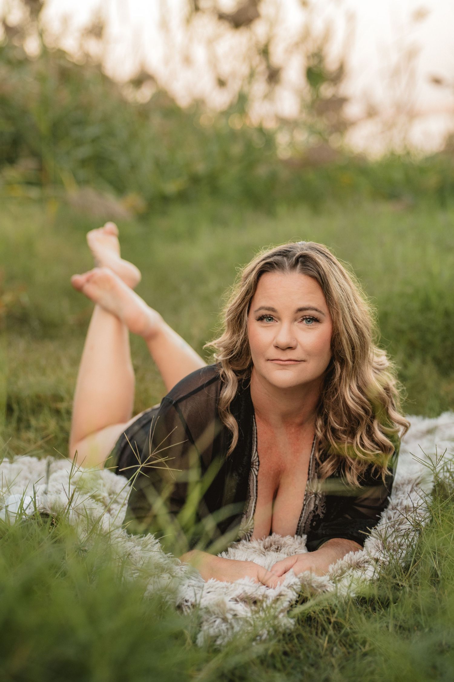 Outdoor boudoir photography Flathead Valley Montana