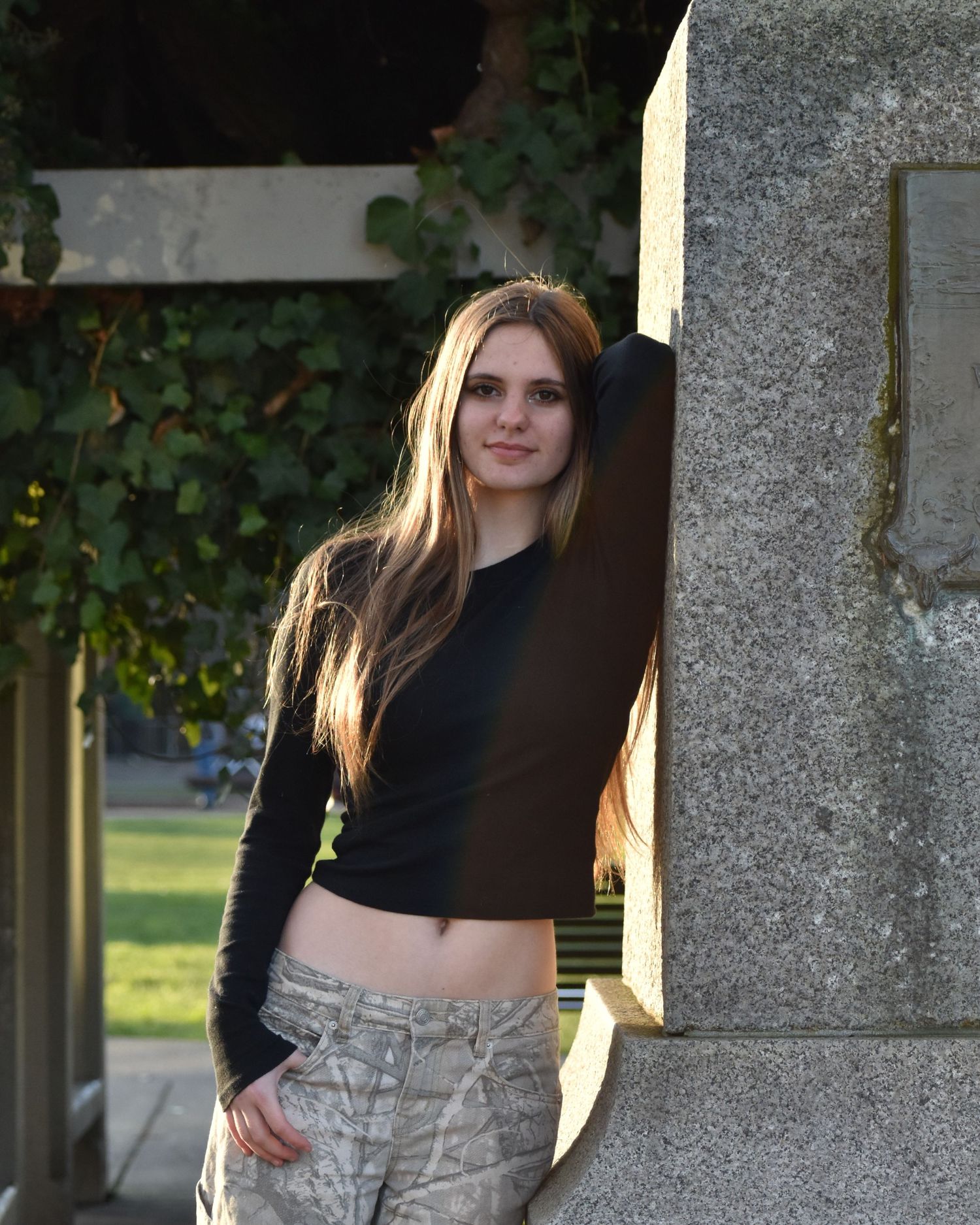 High school senior portrait session in Pierce County