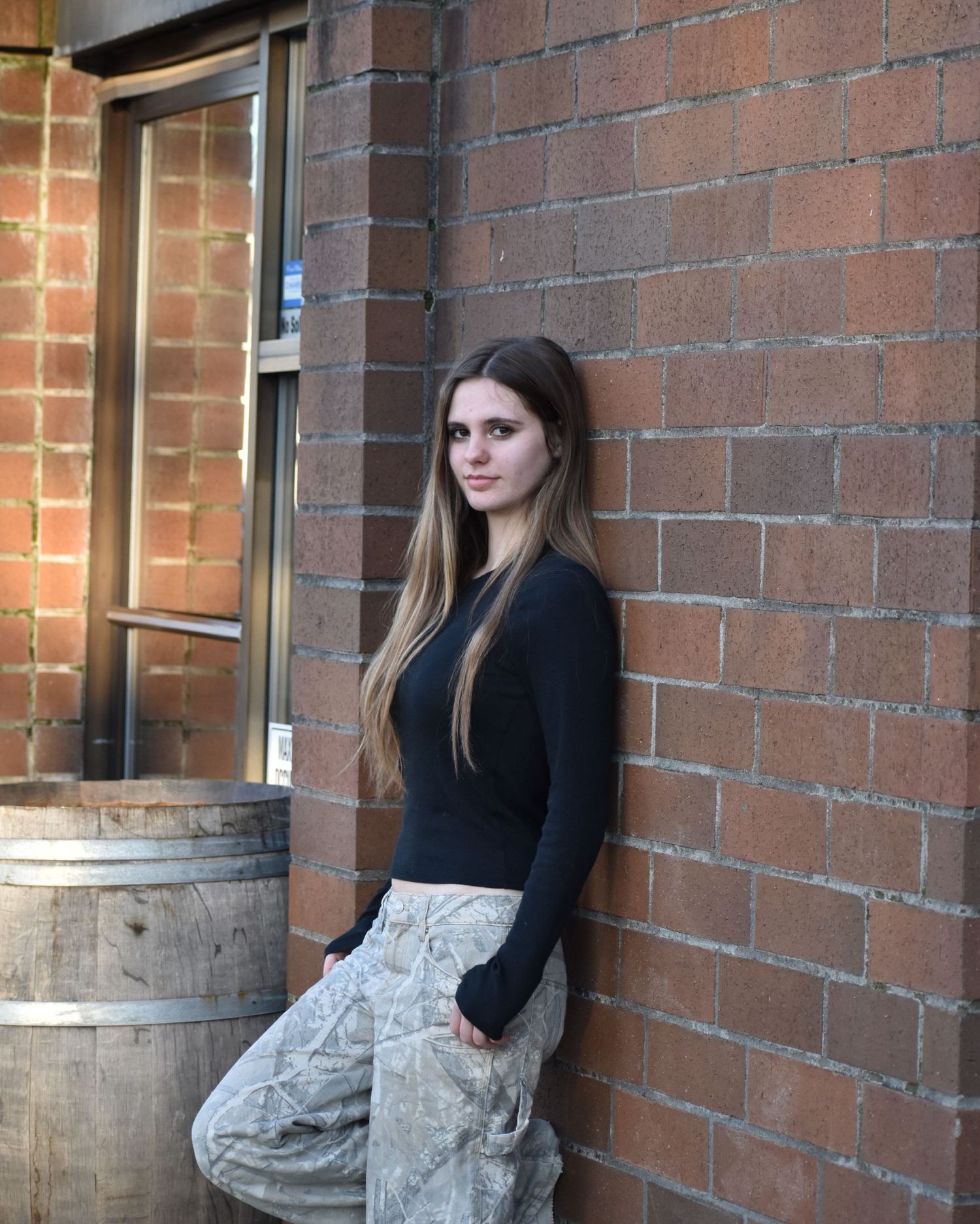 High school senior girl portrait in Puyallup