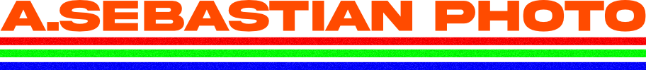Red text logo reading 'A.SEBASTIAN PHOTO' with blue horizontal line.