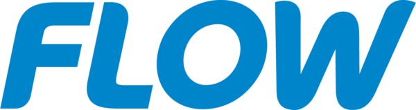 Flow Power company logo in blue gradient letters.