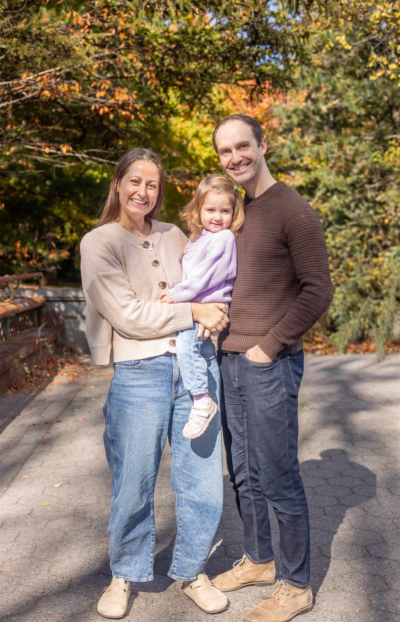 Family session in Prospect Park Brooklyn