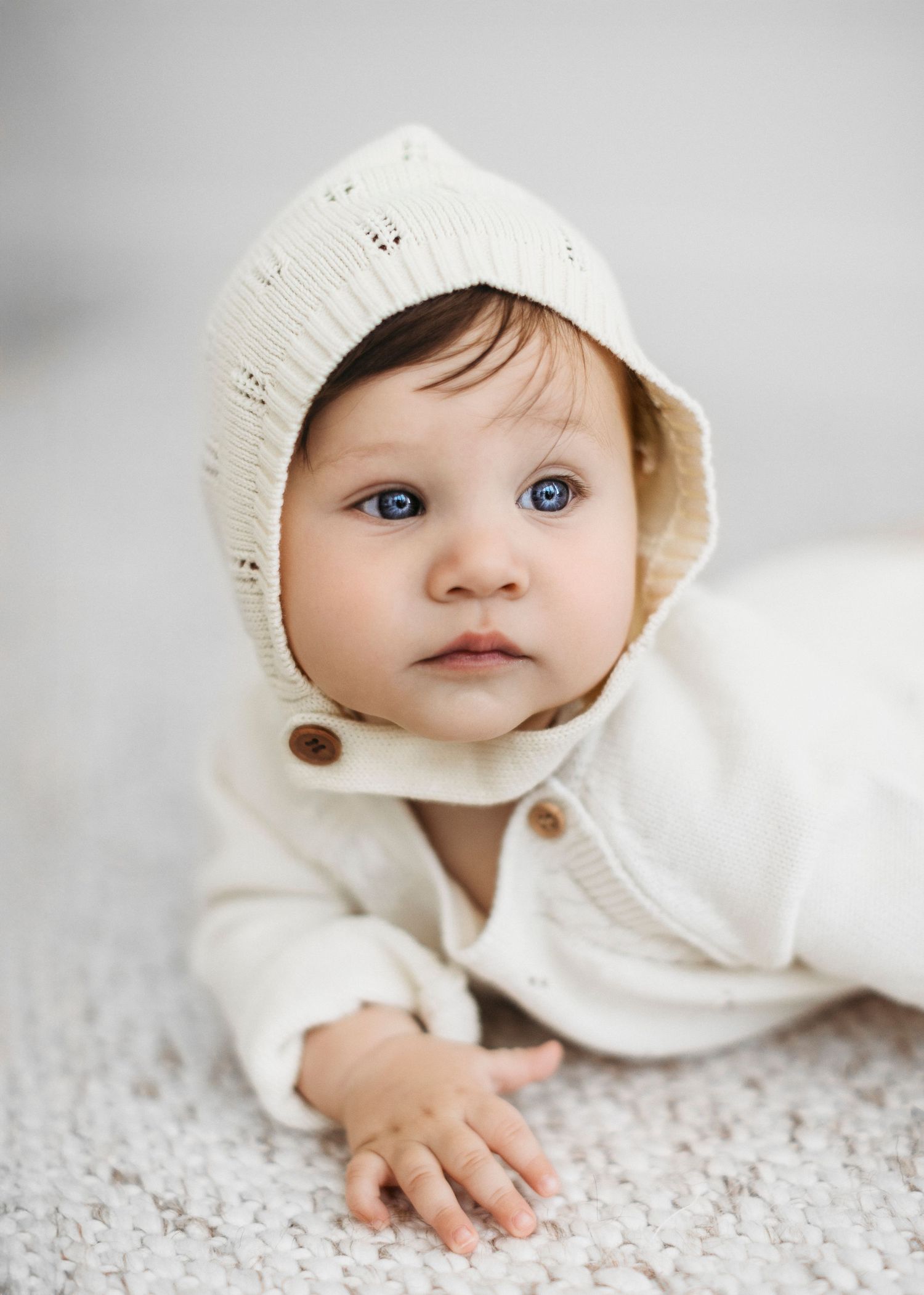 Light-filled portrait by Modesto newborn photographer Mikayla Mendes