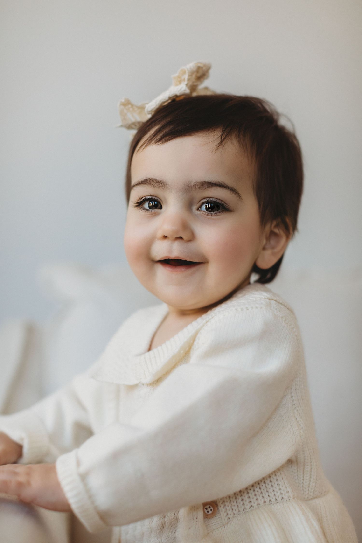 Light-filled portrait by Modesto newborn photographer Mikayla Mendes