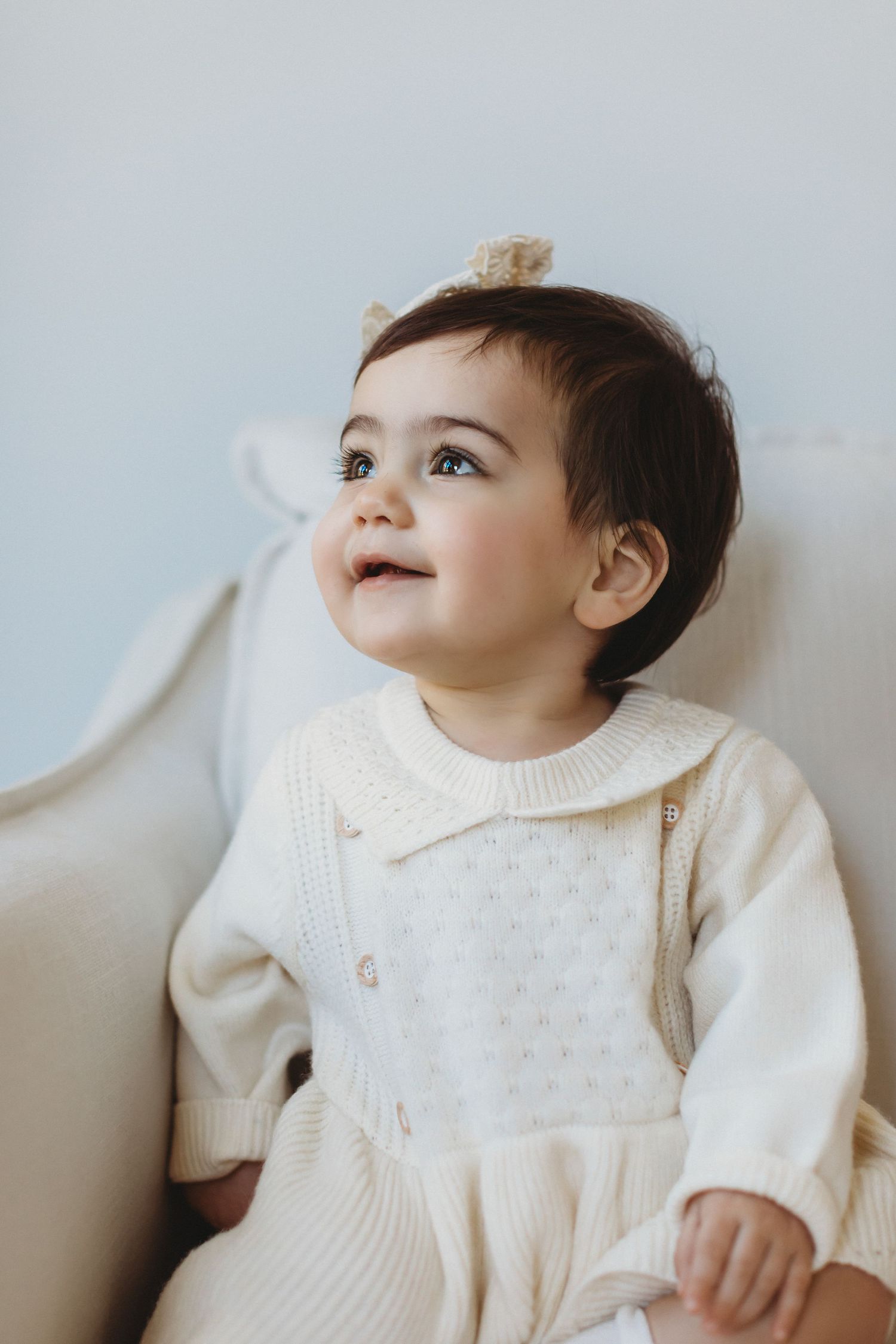 Light-filled portrait by Modesto newborn photographer Mikayla Mendes