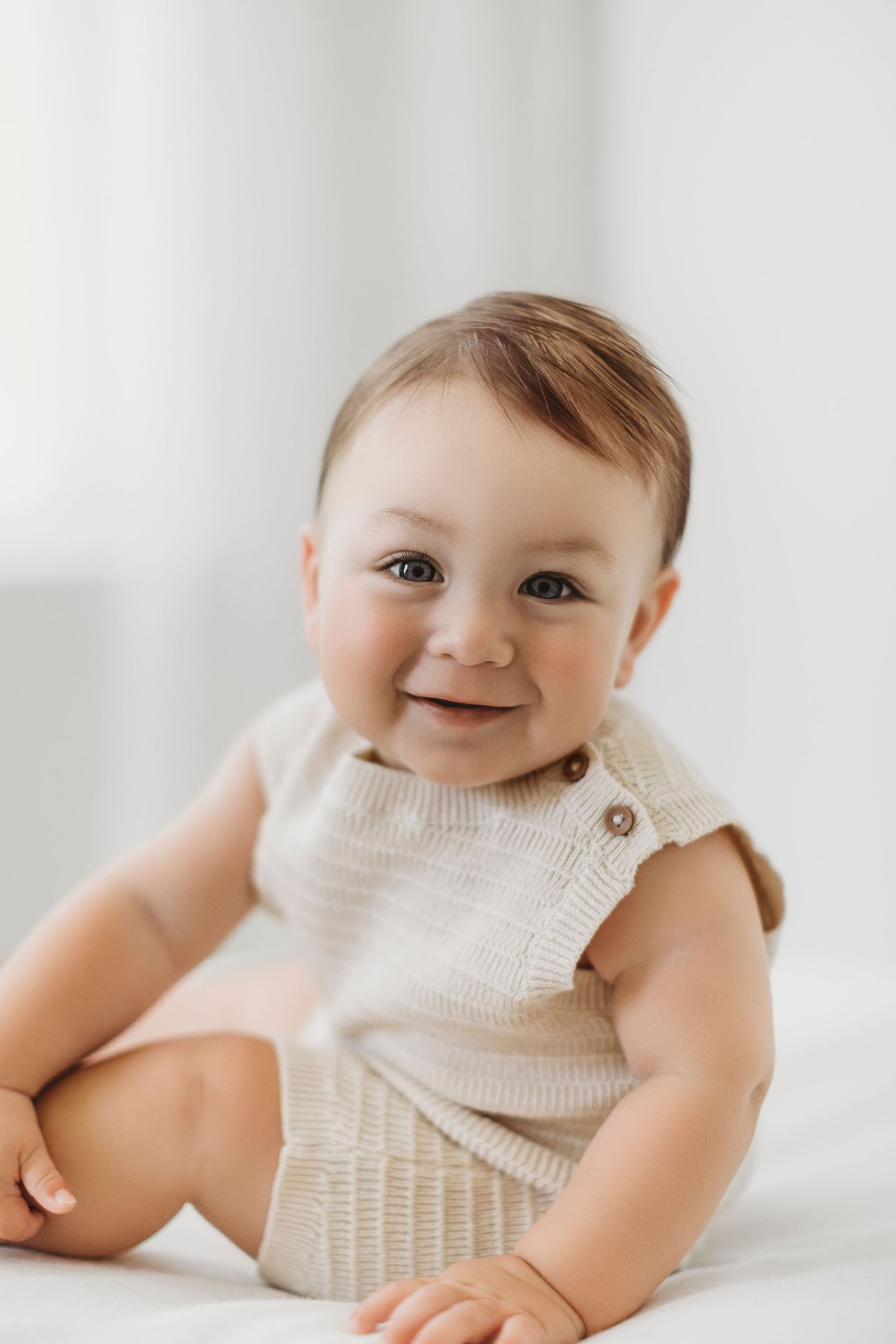 Light-filled portrait by Modesto newborn photographer Mikayla Mendes