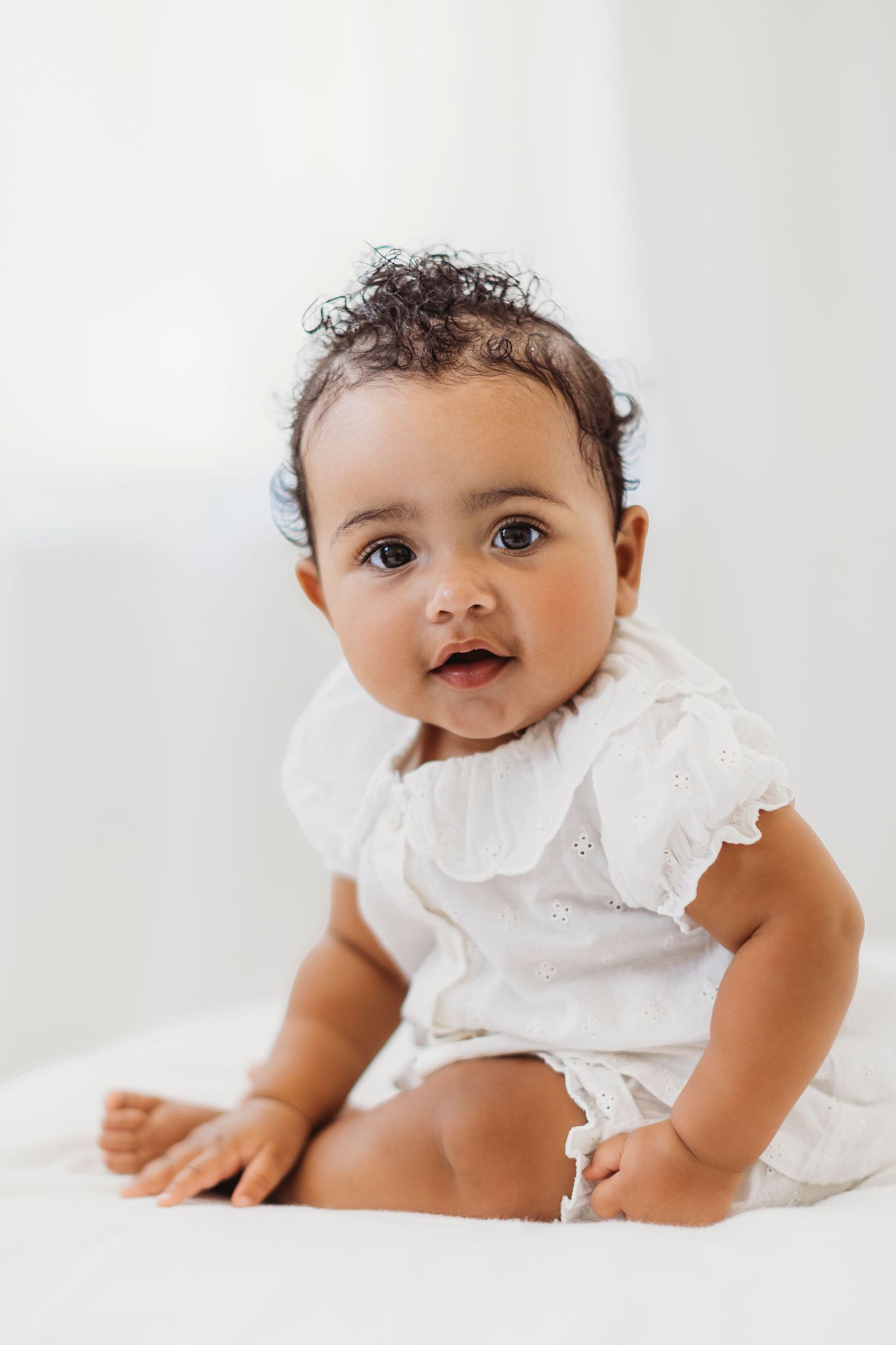 Light-filled portrait by Modesto newborn photographer Mikayla Mendes
