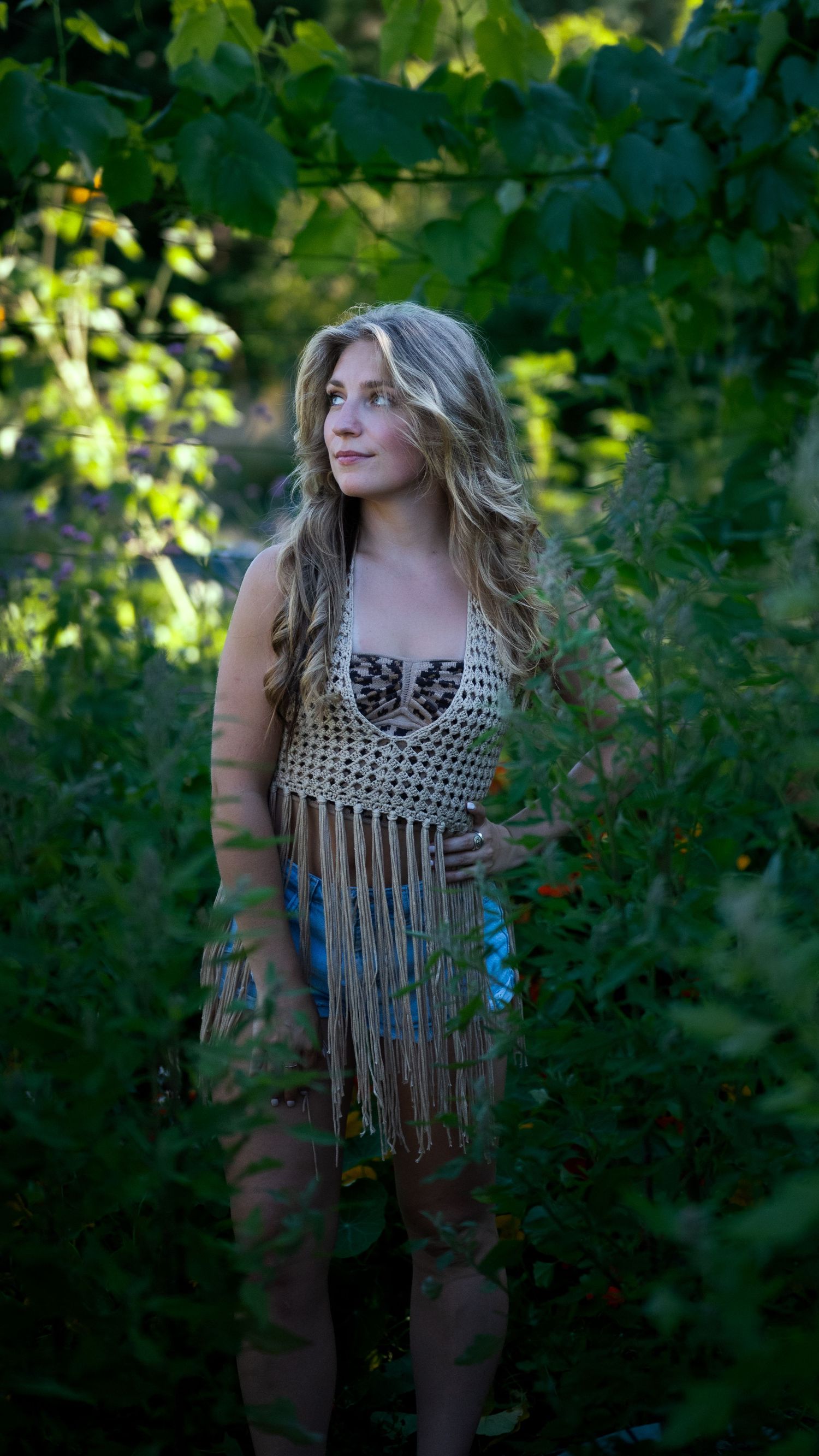 styled shoot glamour shots nature outdoors