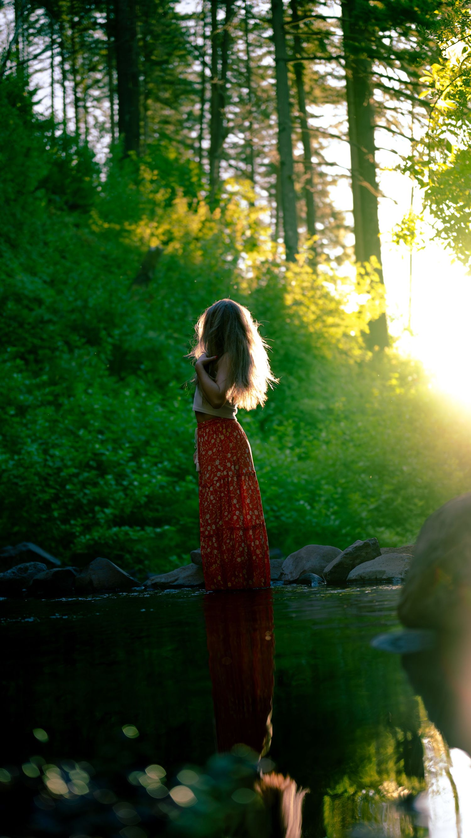 styled shoot glamour shots nature outdoors