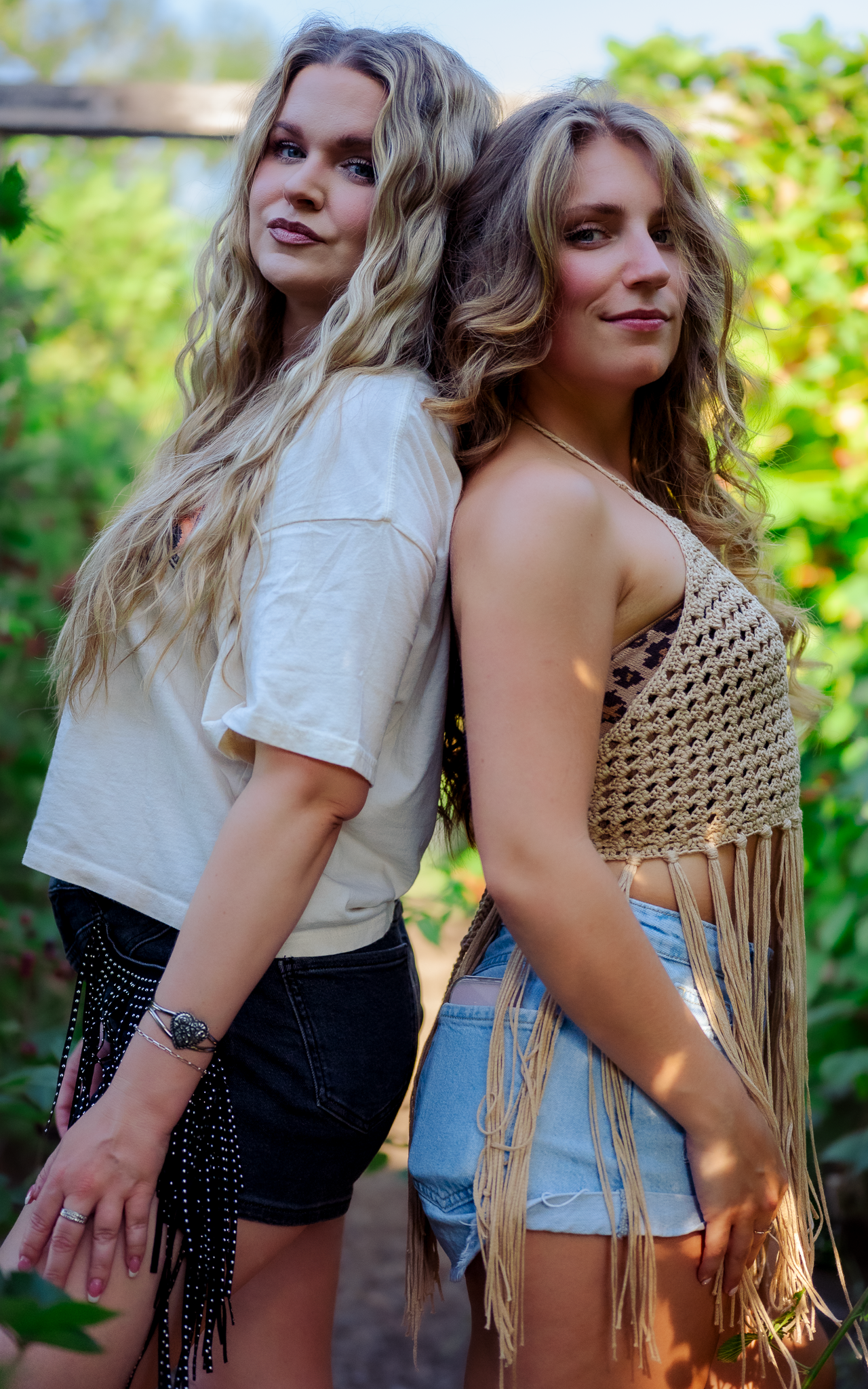 styled shoot glamour shots nature outdoors