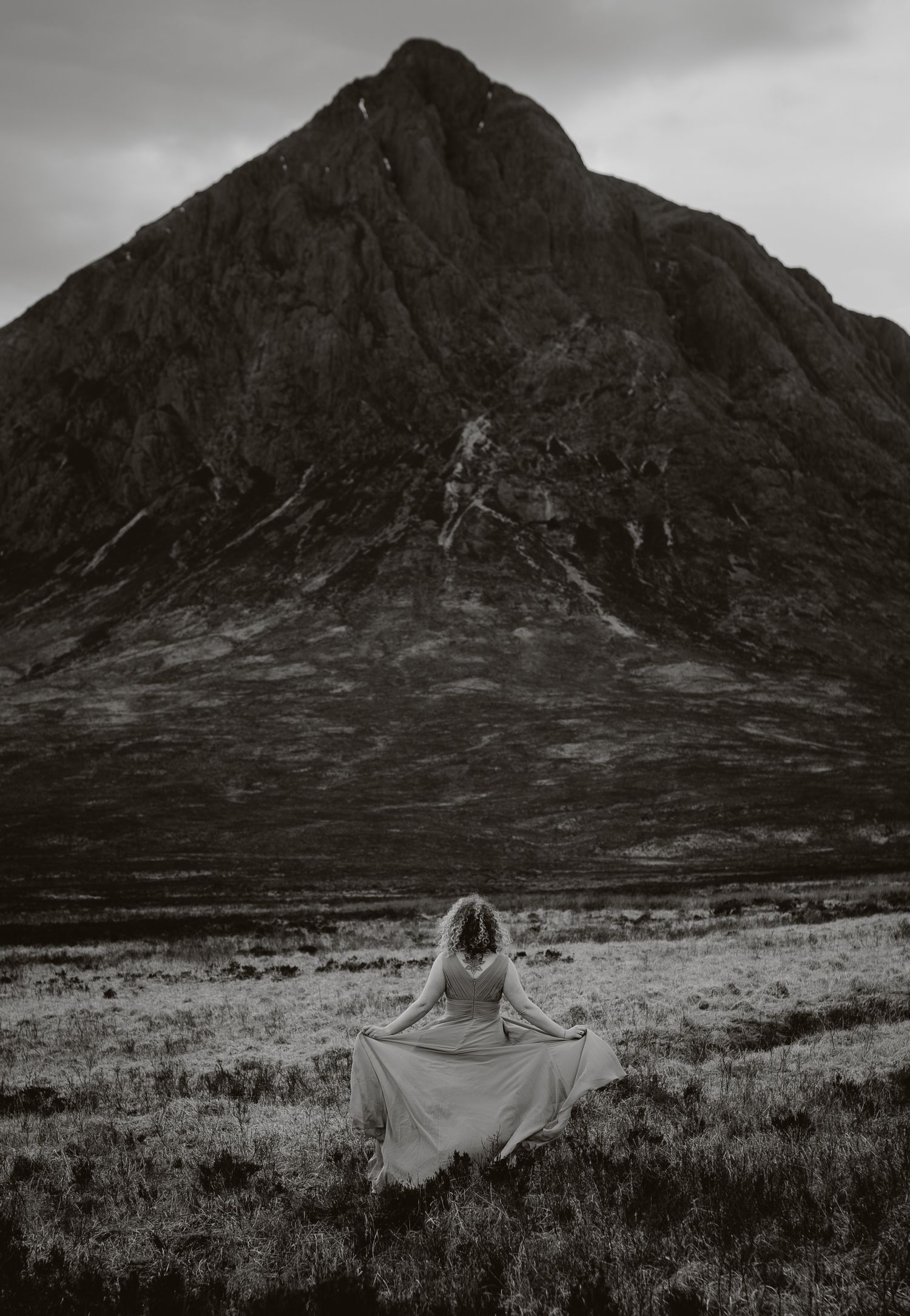 Portret shoot bij Buachaille Etive Mor – Sassenach Session Schotland