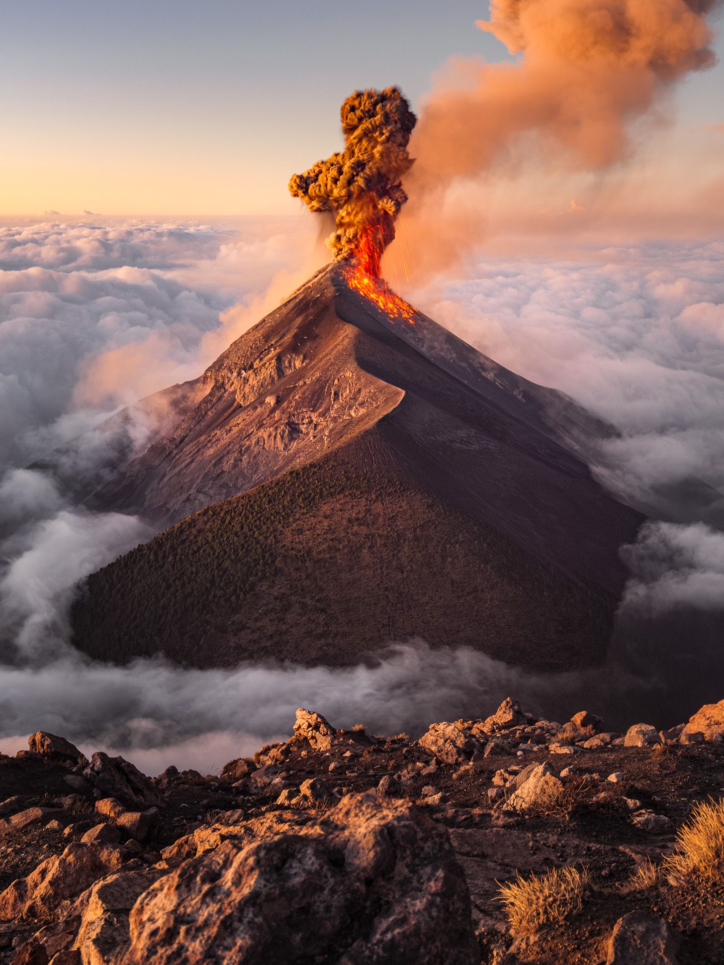 Guatemala
volcano
fuego acatenango
hiking
nature