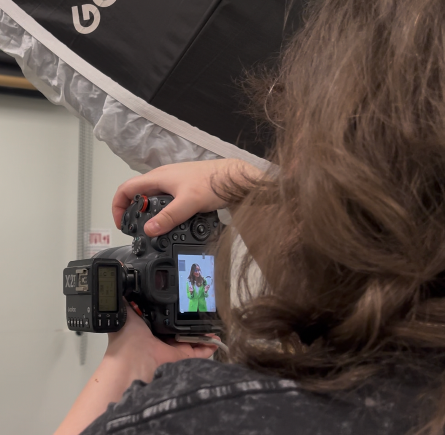 Behind the scenes of brandng photography session in Toronto.