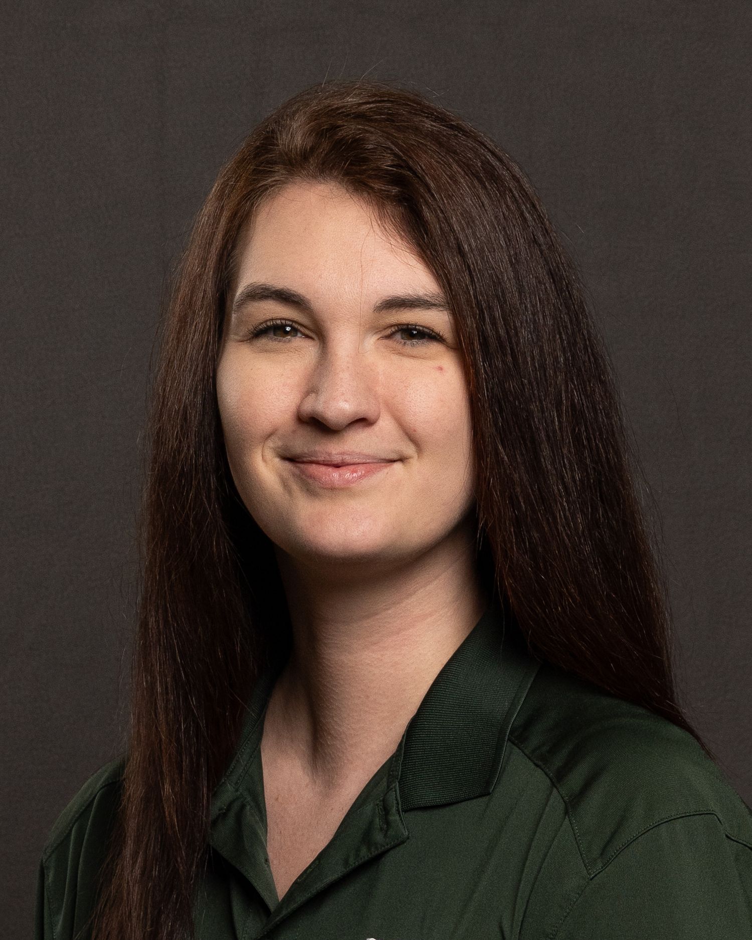 Admin team headshot for Puryear Farms, approachable demeanor and classic, photographed with portable backdrop and lighting.