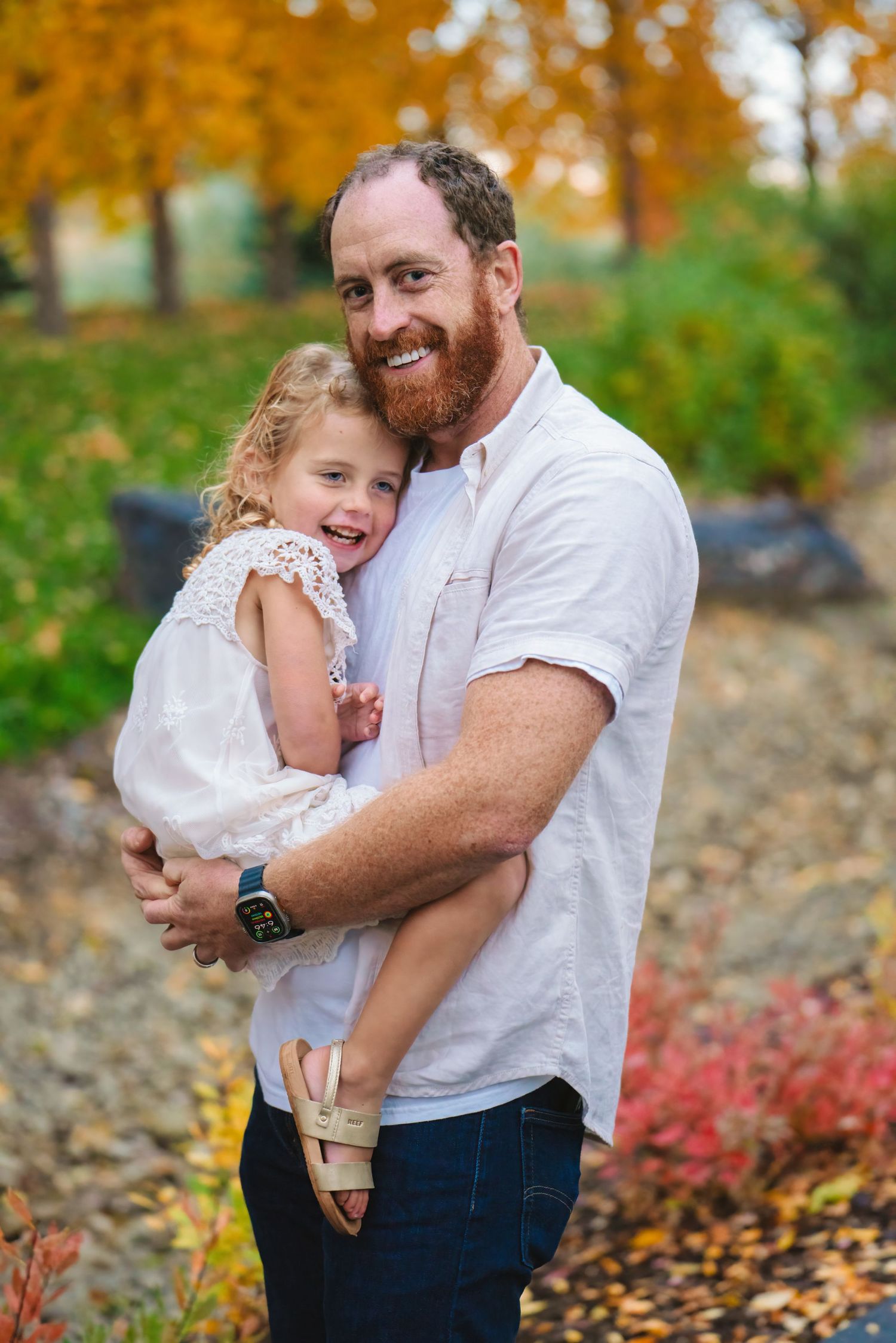 Dad and Daughter Hugging