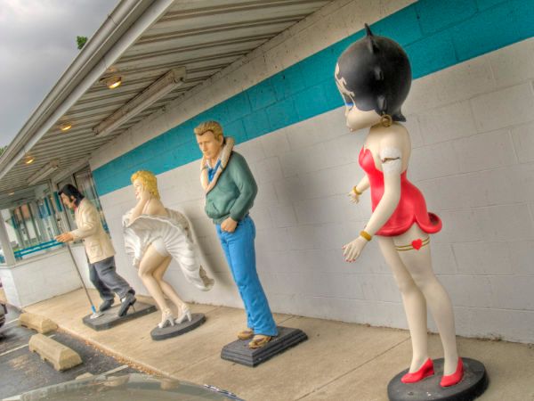 route 66 1950's and 1960's movie stars