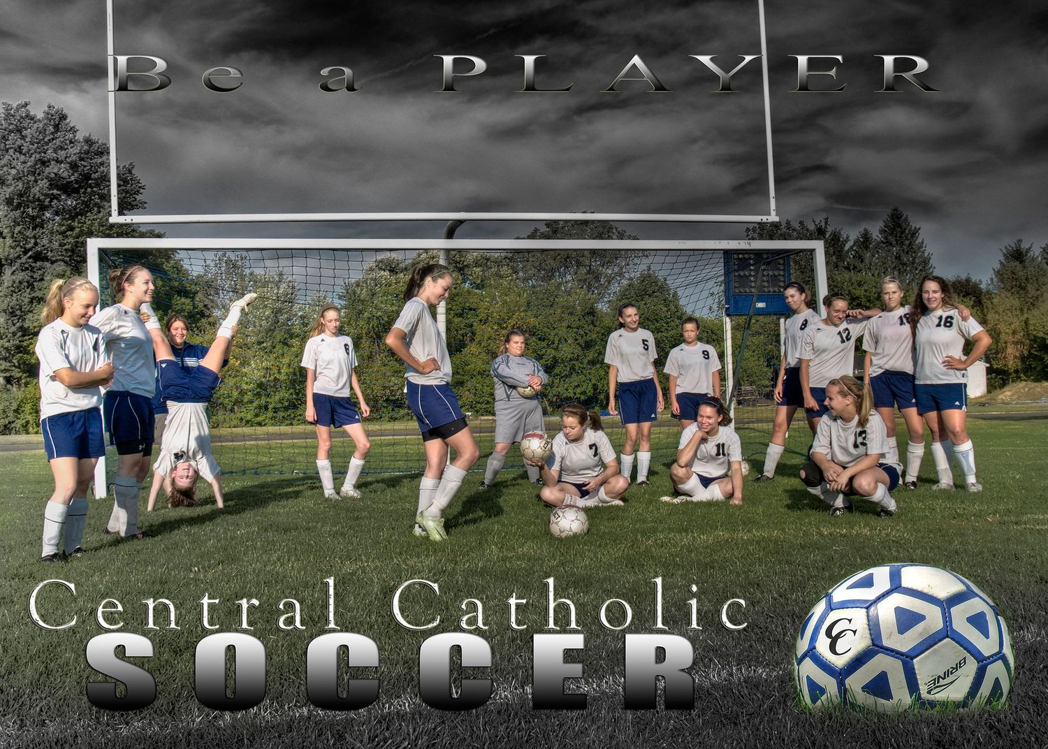 high school girls soccer team photo