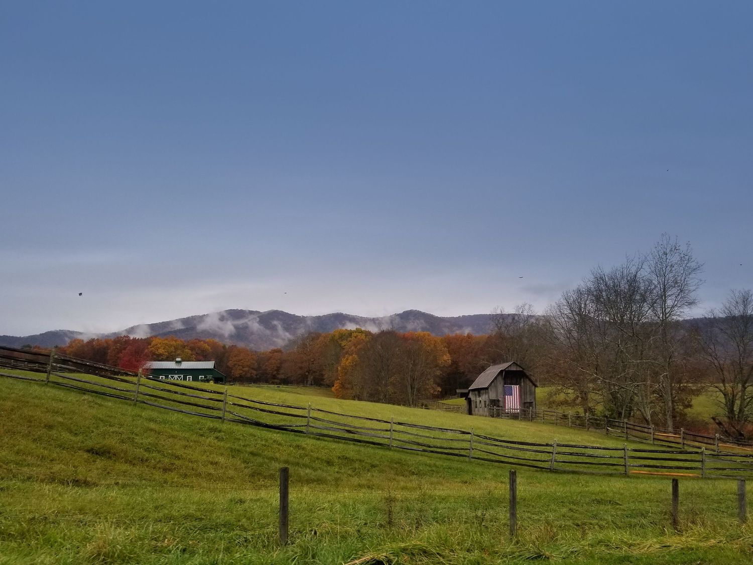 rolling virginia countryside