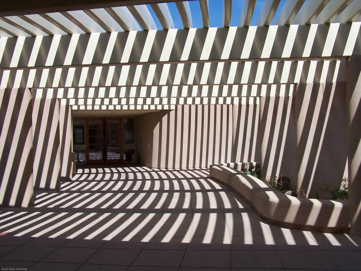 Red hills visitor center Tucson arizona shadows and light