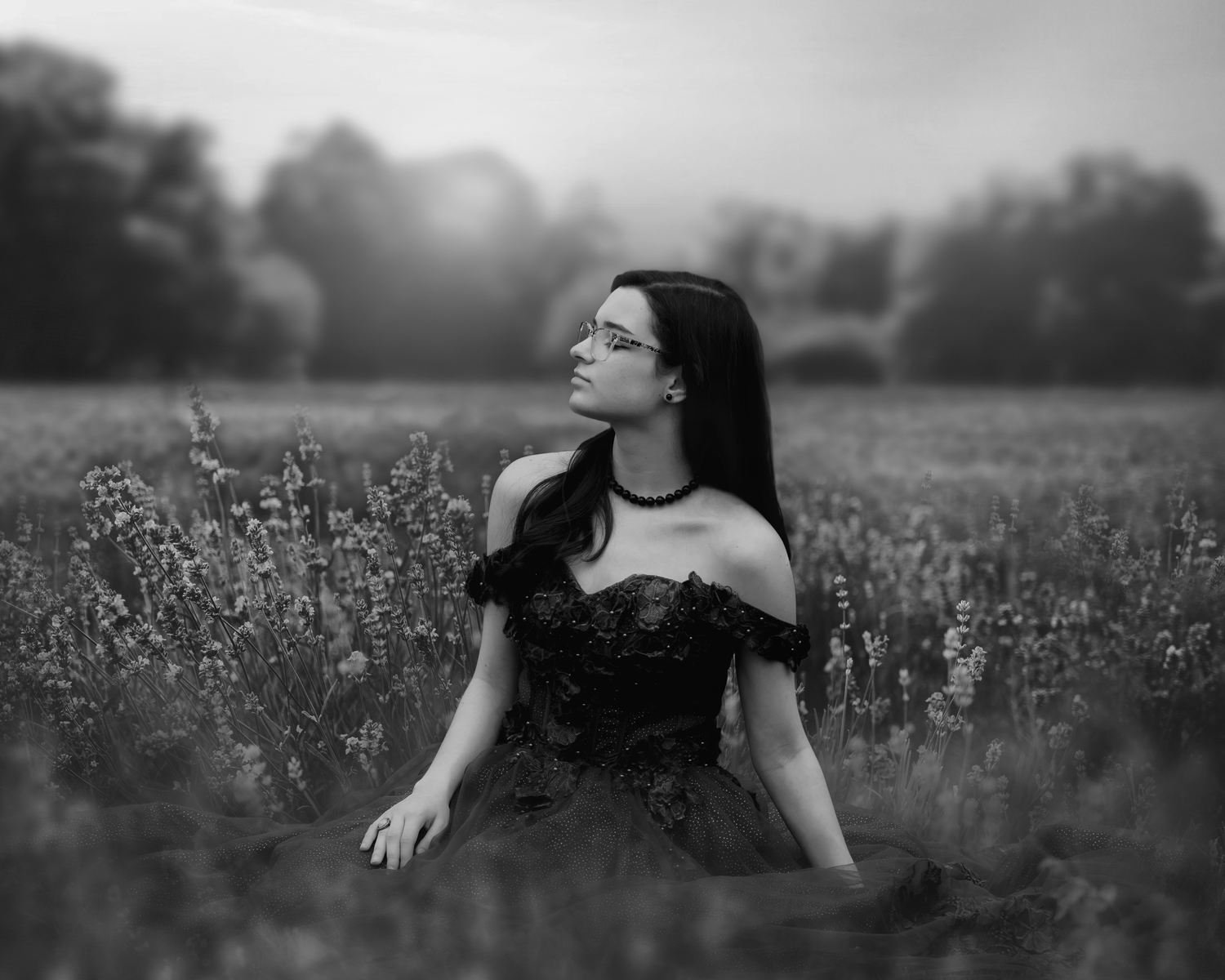 Linnea in BW