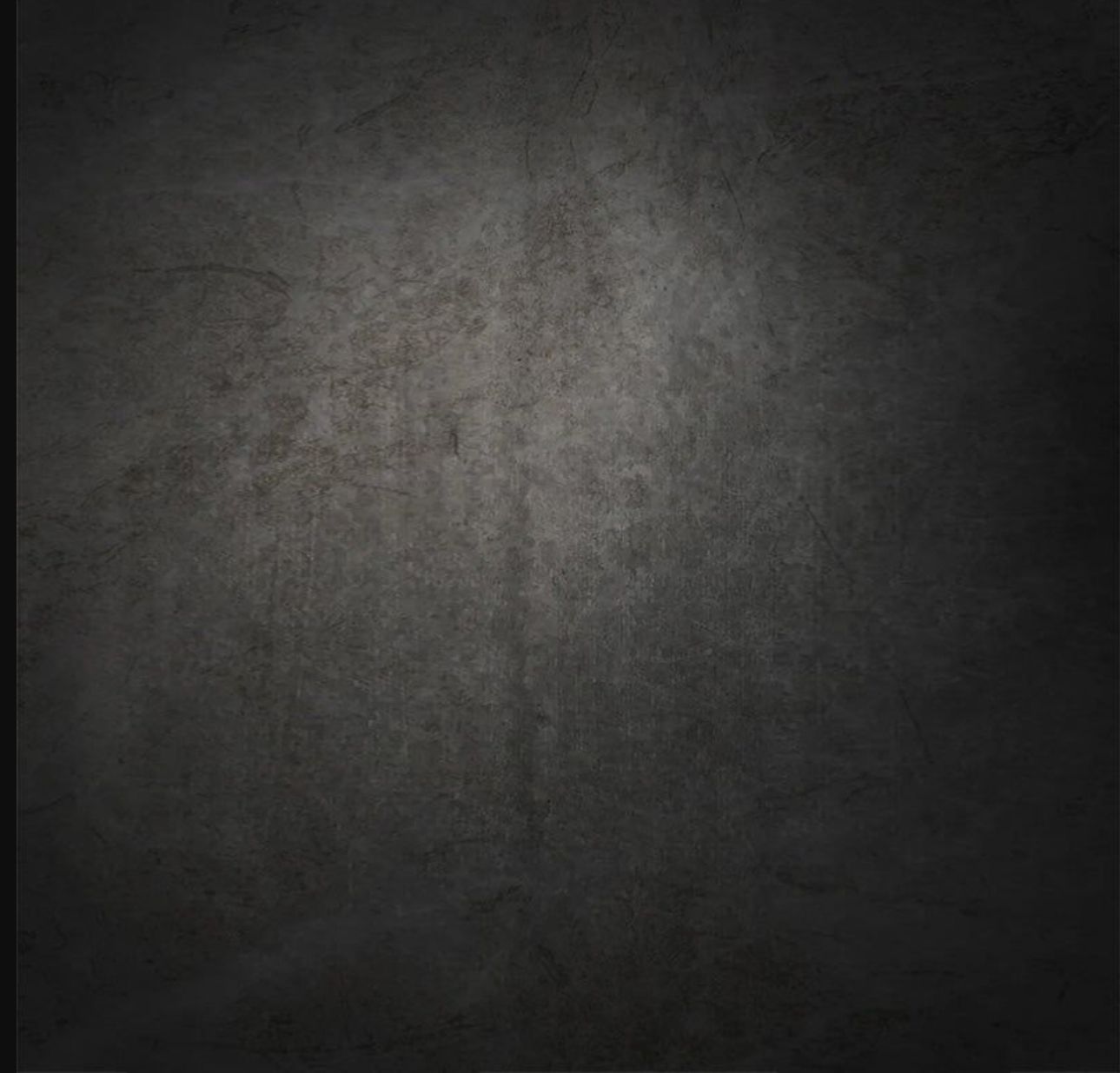 Dark textured background with grainy gradient effect and vignette edges.