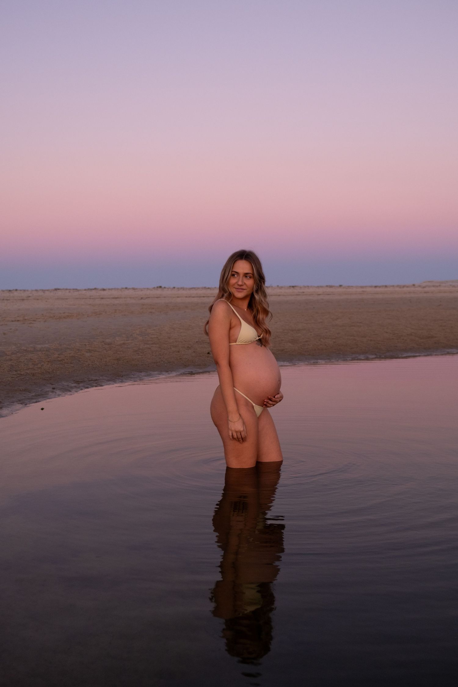 Maternity Photoshoot, Kings Beach, Sunshine Coast