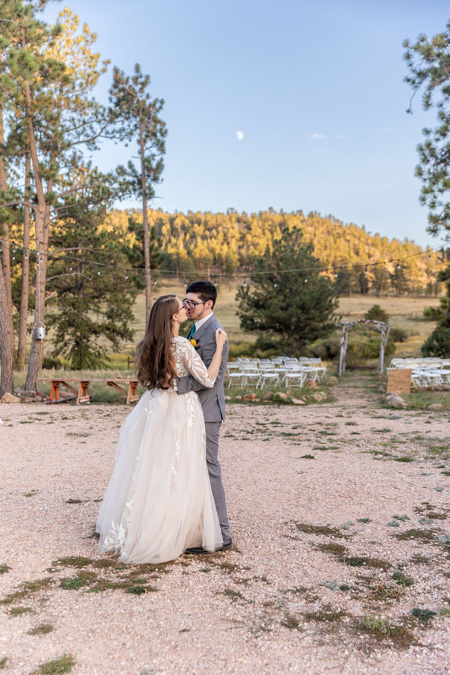 mountain wedding, rustic wedding, Colorado wedding, Sundance Trail Guest Ranch, Red Feather wedding, sunset wedding phot