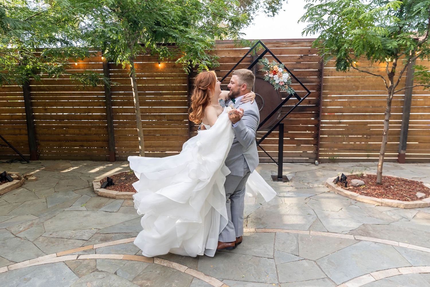 Intimate Atlas Theater wedding in Greeley, CO, followed by adventurous, elopement-style photos in Rocky Mountain National Park.