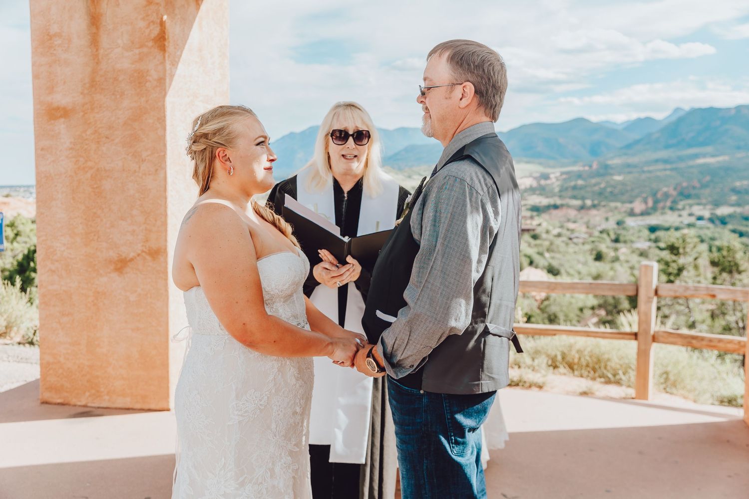 Couple eloping in Colorado surrounded by breathtaking mountain views, vibrant landscapes, and intimate moments