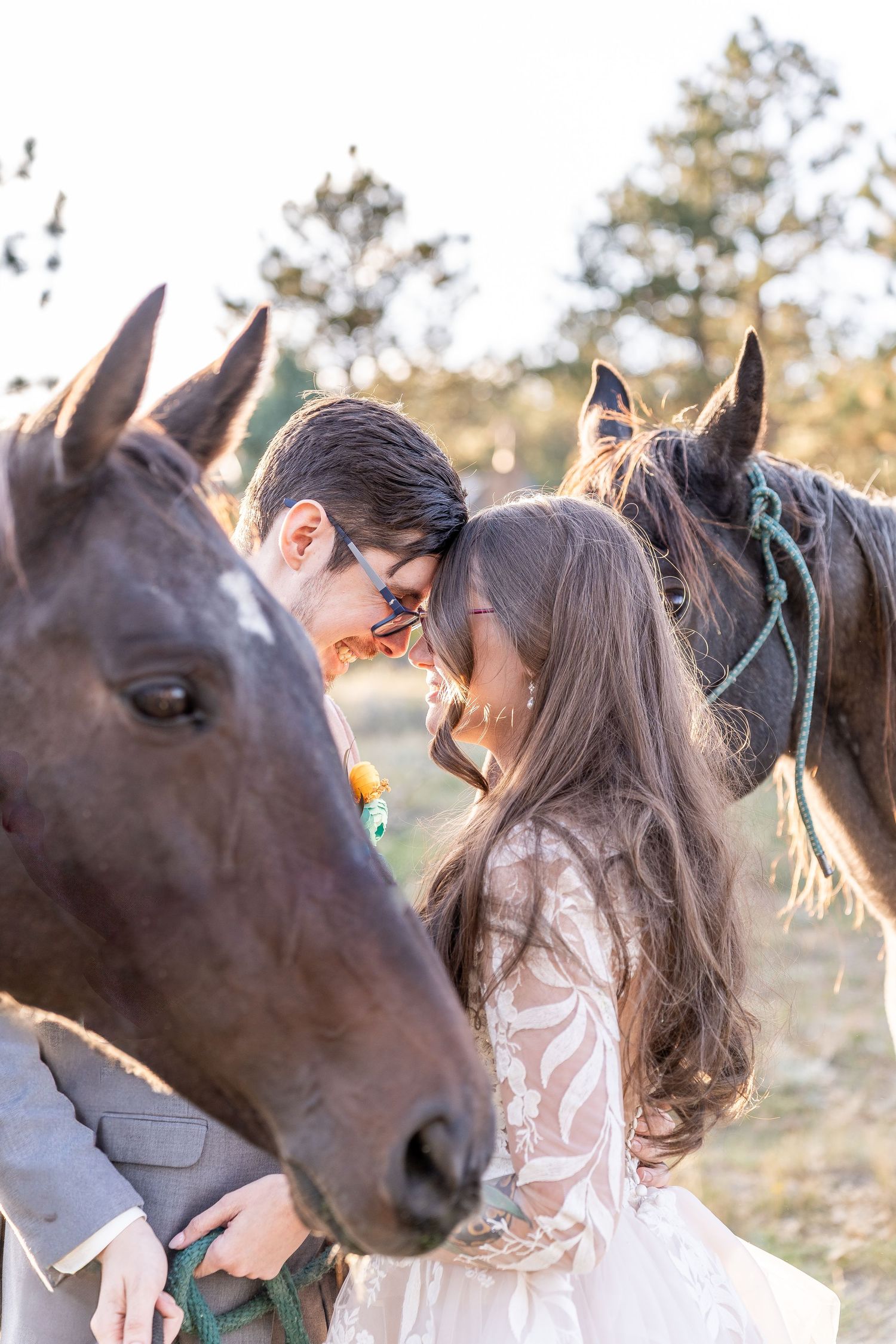 mountain wedding, rustic wedding, Colorado wedding, Sundance Trail Guest Ranch, Red Feather wedding, sunset wedding phot