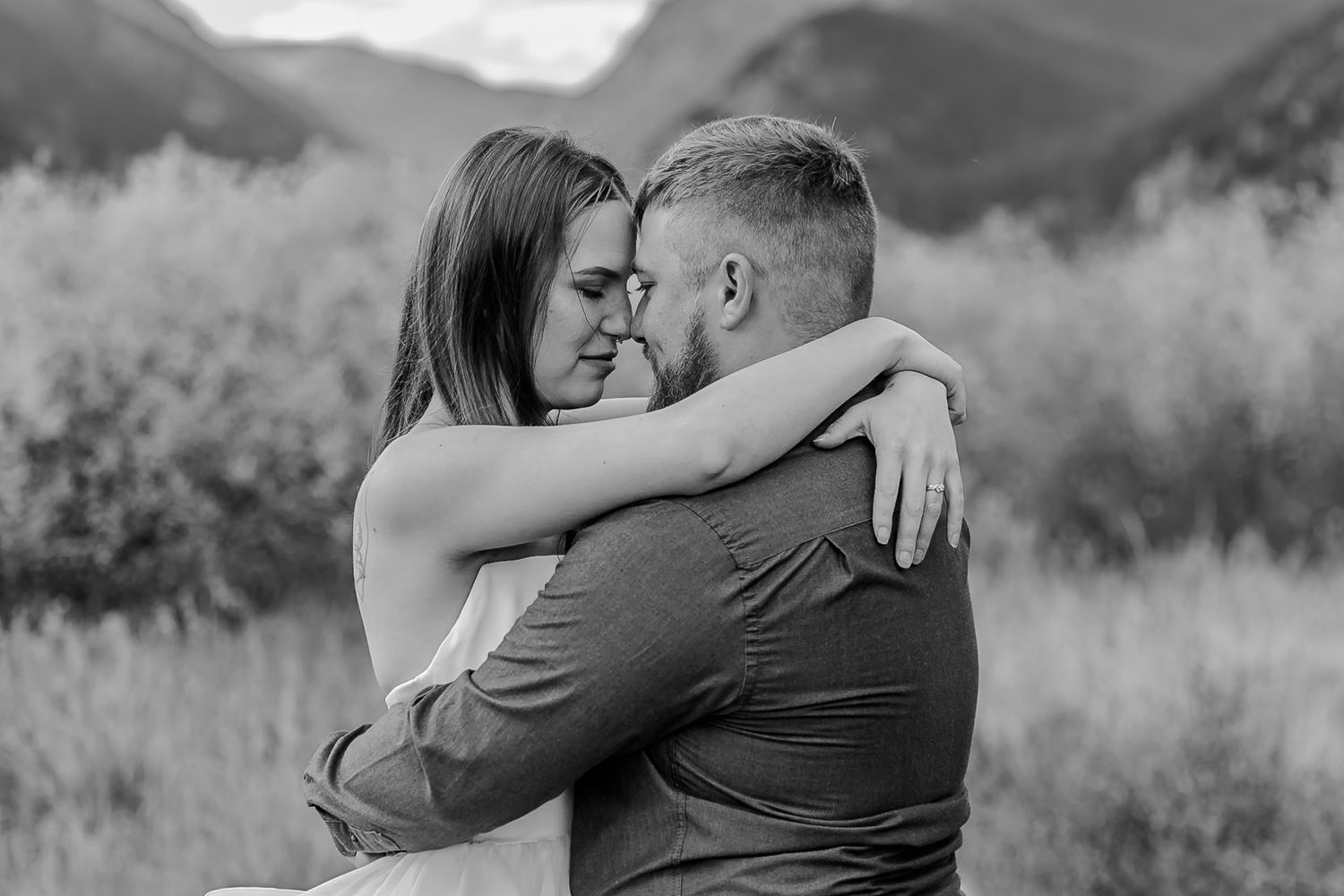 Elegant wedding at the Atlas Theater in Greeley, CO, with a stunning fall post-wedding adventure in Rocky Mountain National Park.