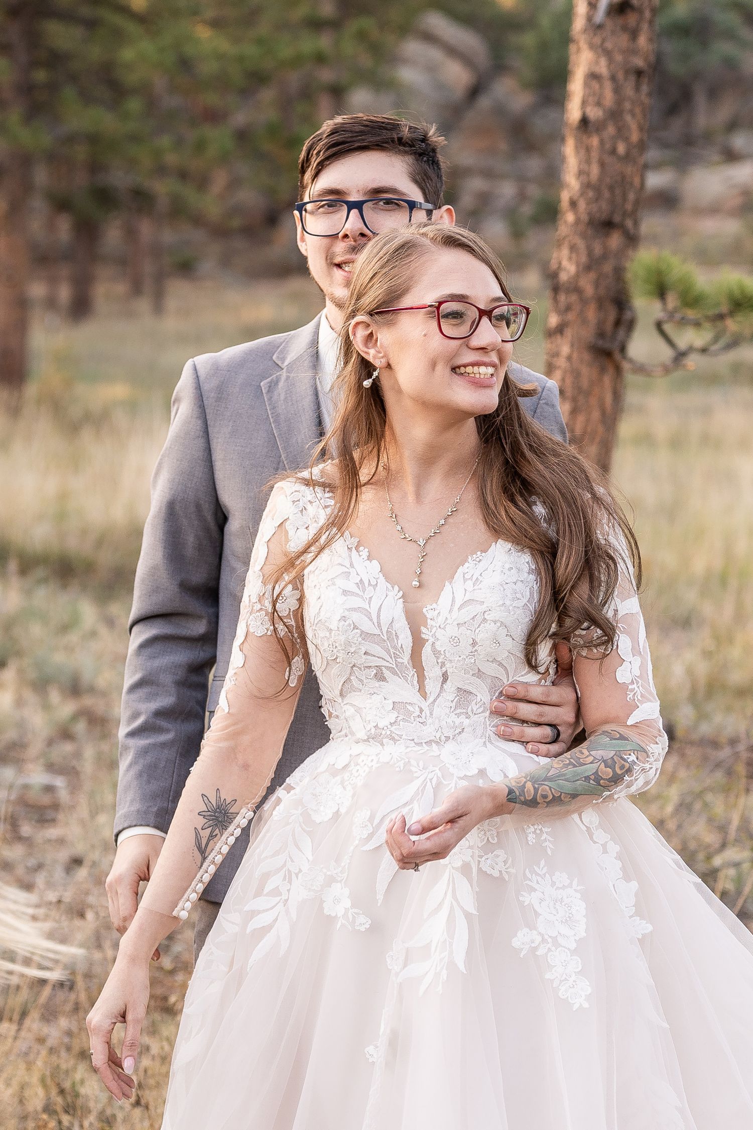 mountain wedding, rustic wedding, Colorado wedding, Sundance Trail Guest Ranch, Red Feather wedding, sunset wedding phot