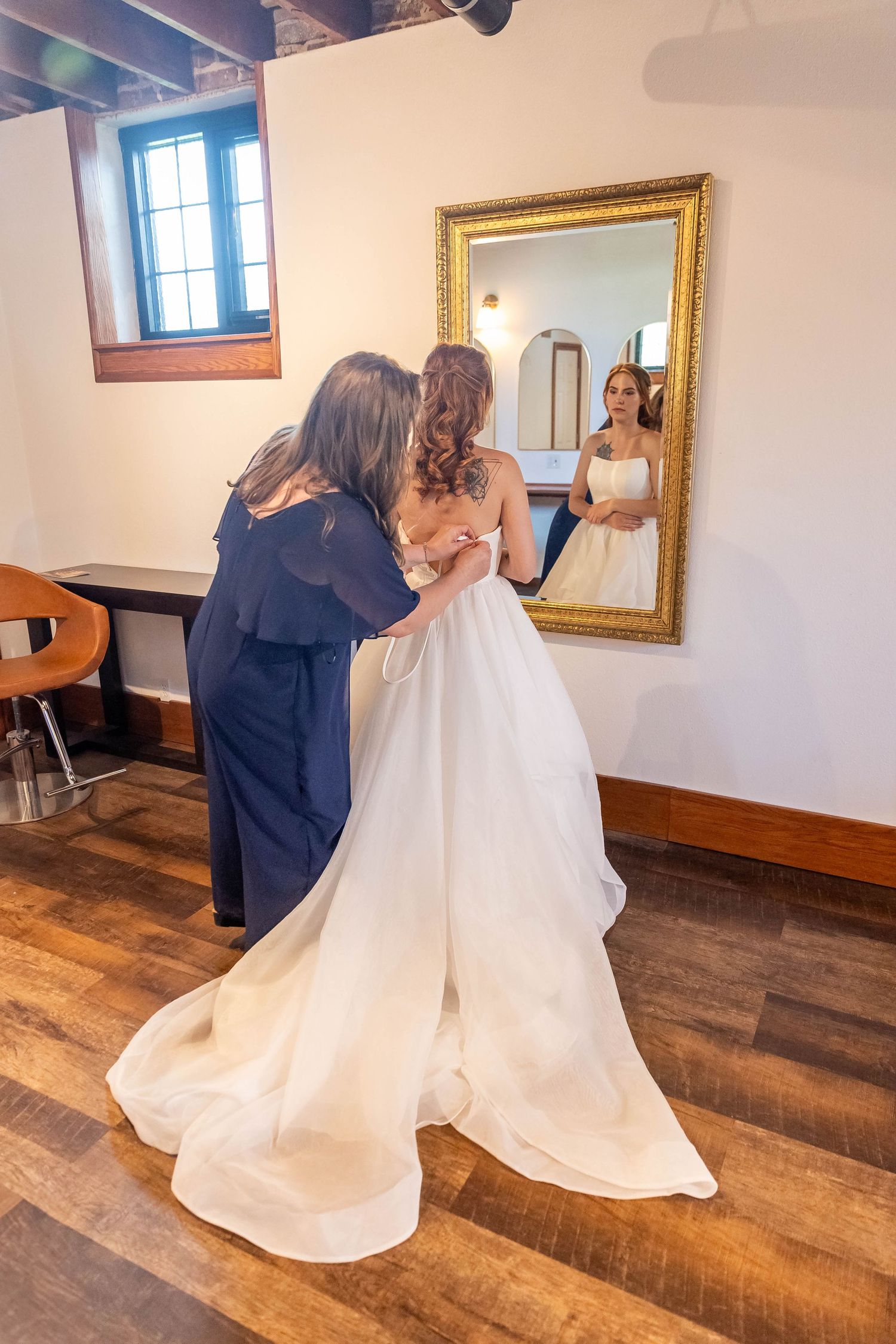 Intimate Atlas Theater wedding in Greeley, CO, followed by adventurous, elopement-style photos in Rocky Mountain National Park.