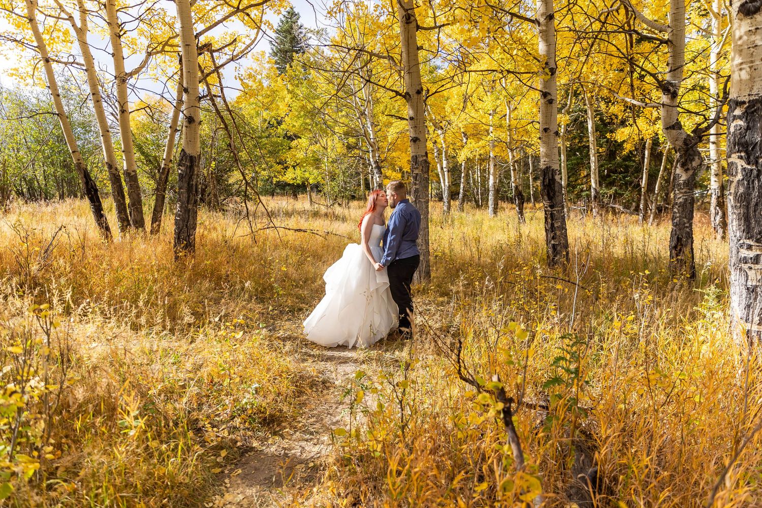 Intimate Atlas Theater wedding in Greeley, CO, followed by adventurous, elopement-style photos in Rocky Mountain National Park.
