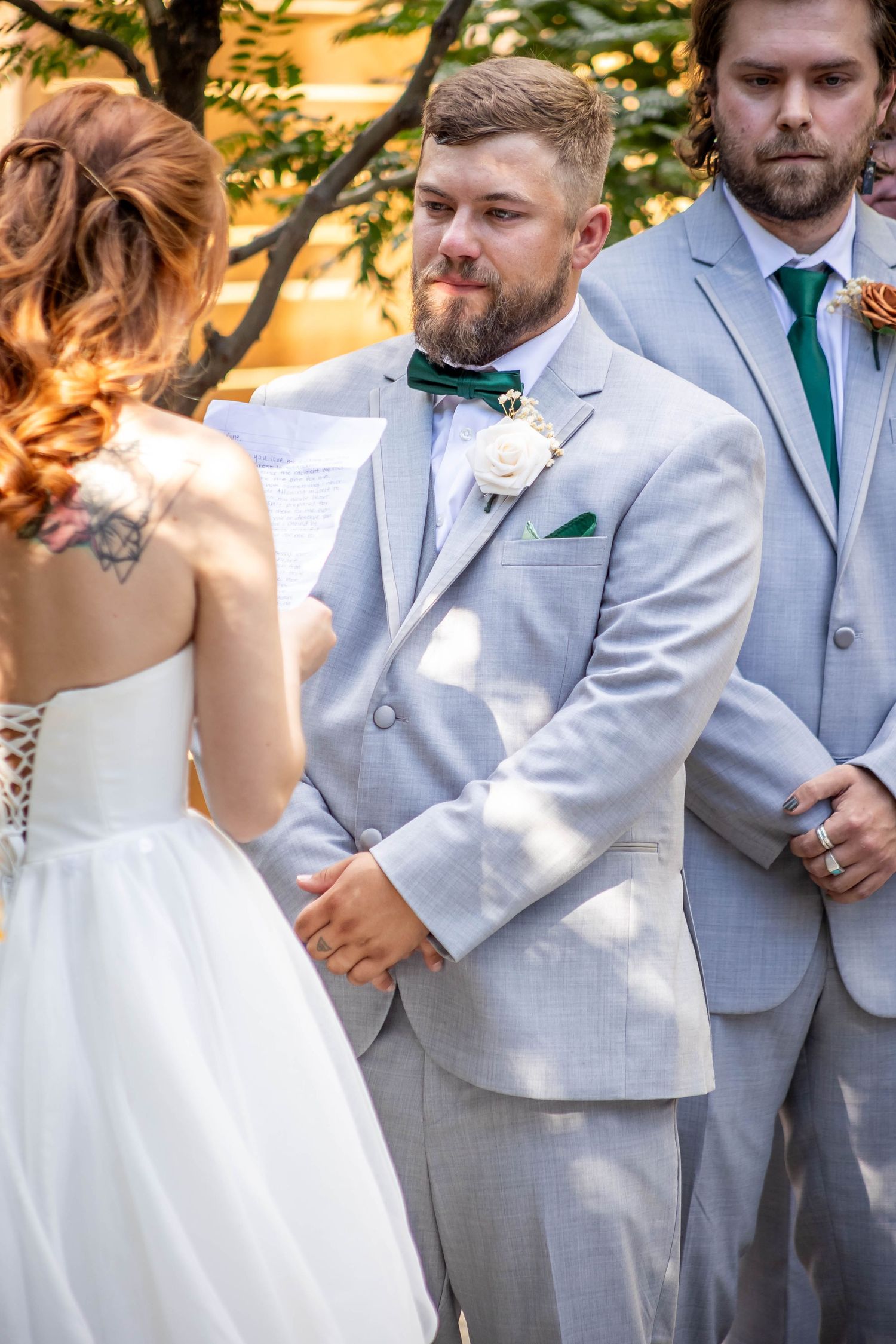 Intimate Atlas Theater wedding in Greeley, CO, followed by adventurous, elopement-style photos in Rocky Mountain National Park.