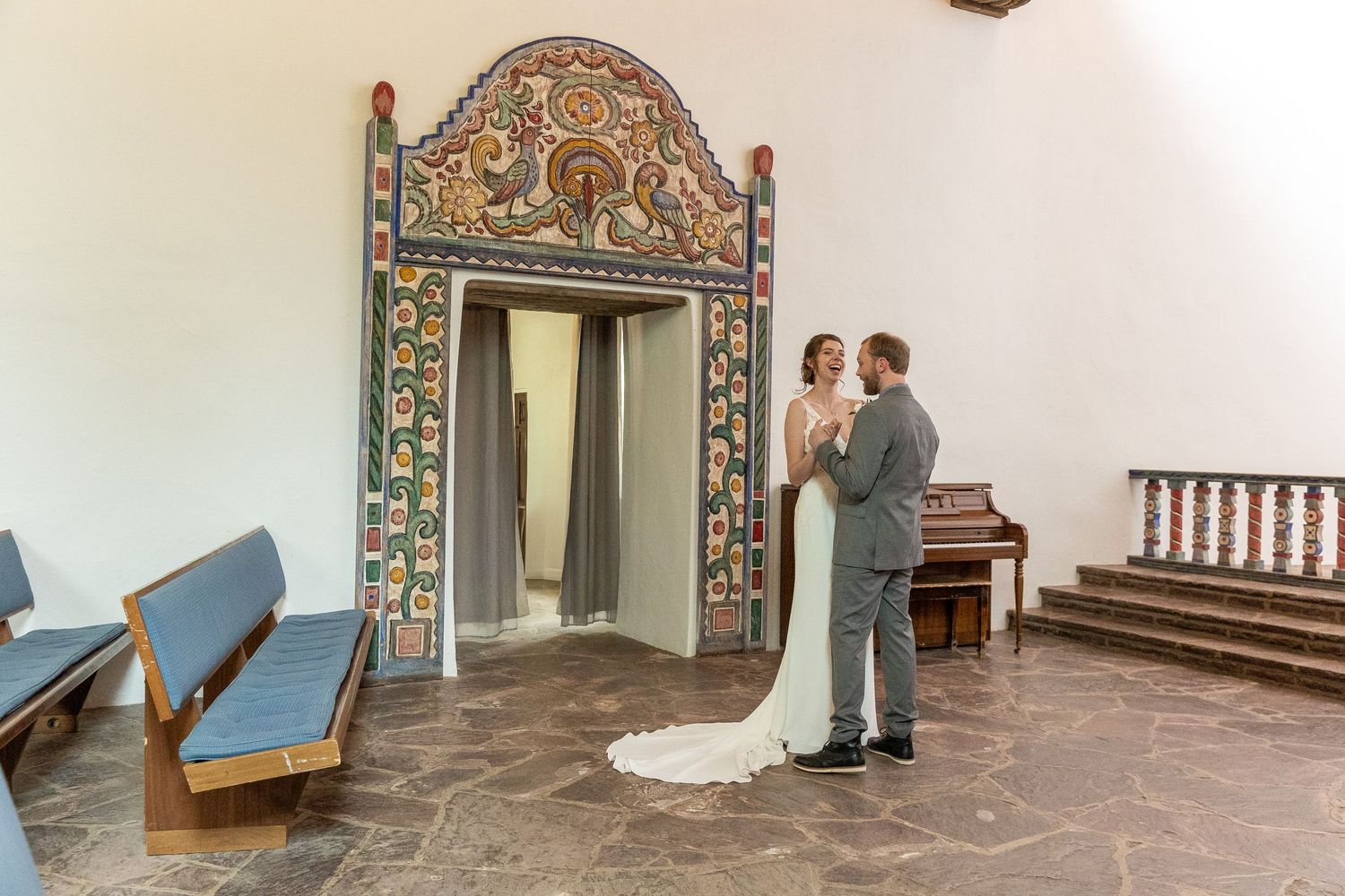 Couple eloping in Colorado surrounded by breathtaking mountain views, vibrant landscapes, and intimate moments