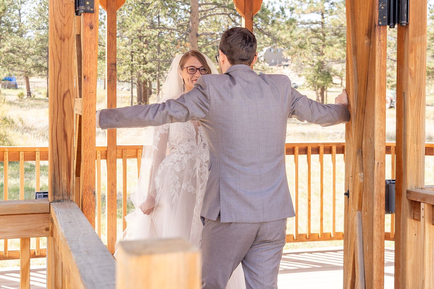 mountain wedding, rustic wedding, Colorado wedding, Sundance Trail Guest Ranch, Red Feather wedding, sunset wedding phot