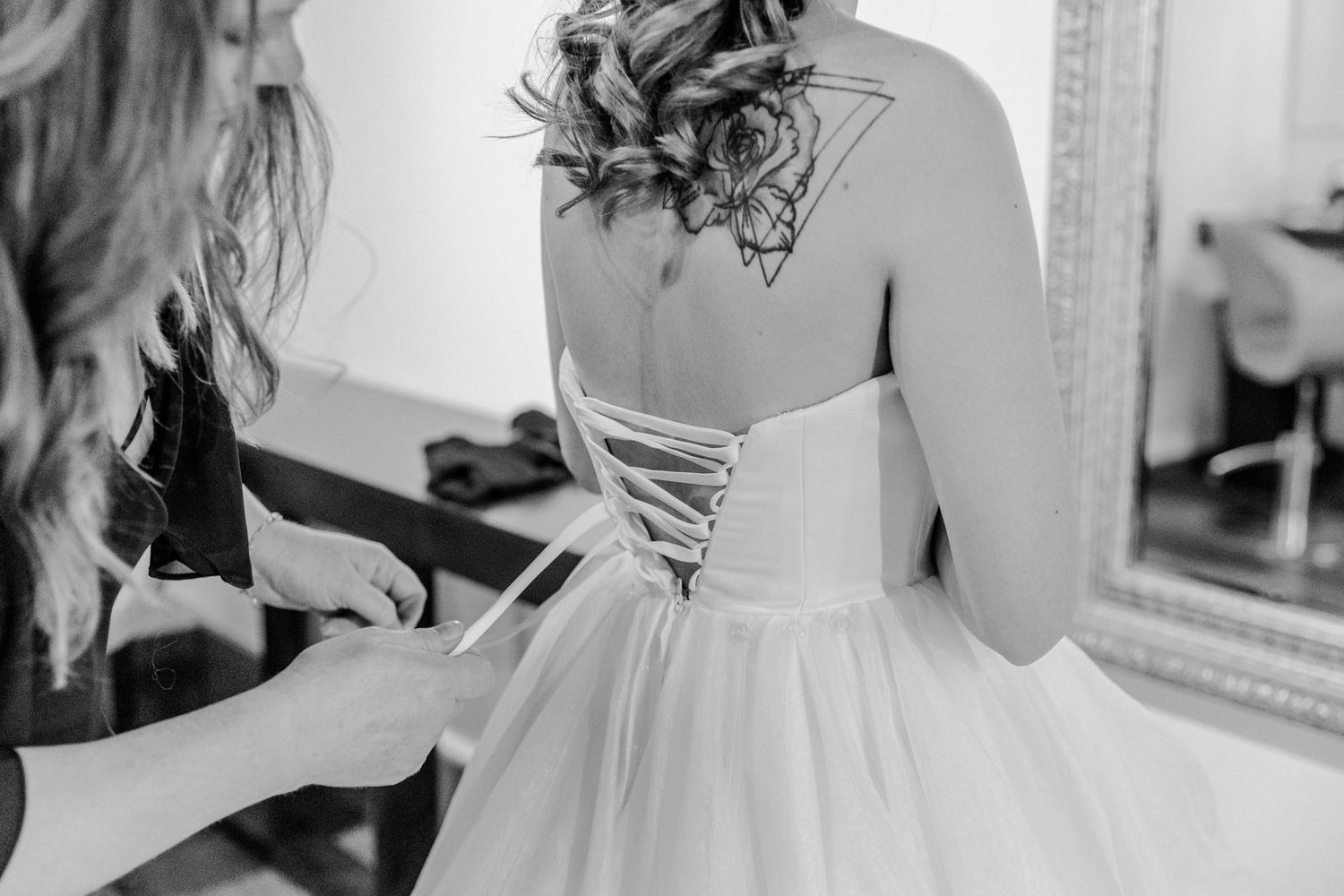 Elegant wedding at the Atlas Theater in Greeley, CO, with a stunning fall post-wedding adventure in Rocky Mountain National Park.