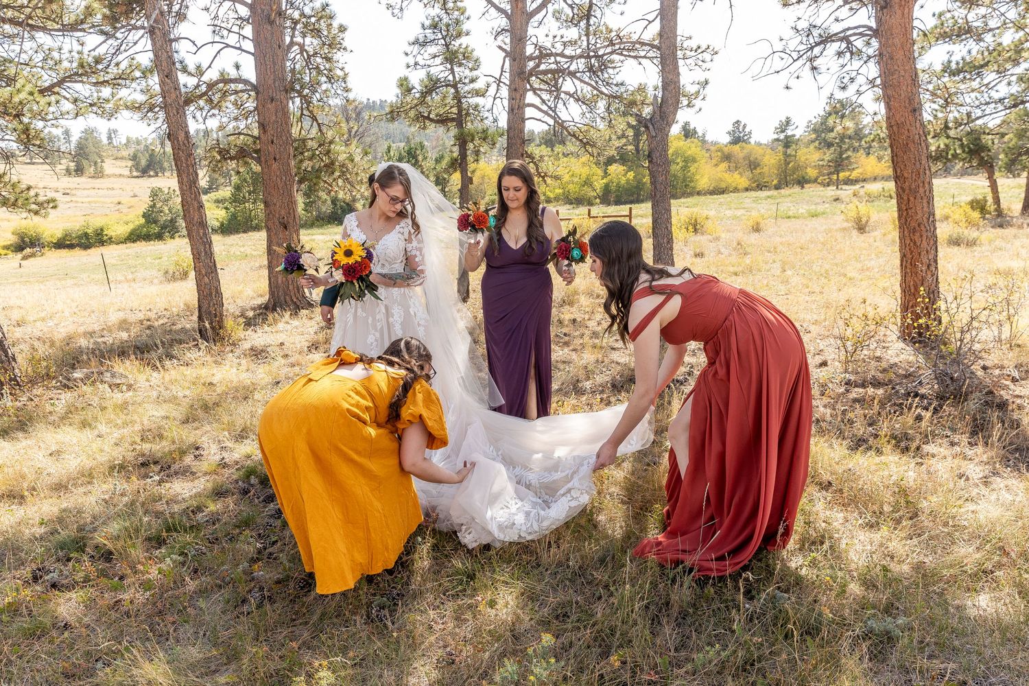 mountain wedding, rustic wedding, Colorado wedding, Sundance Trail Guest Ranch, Red Feather wedding, sunset wedding phot