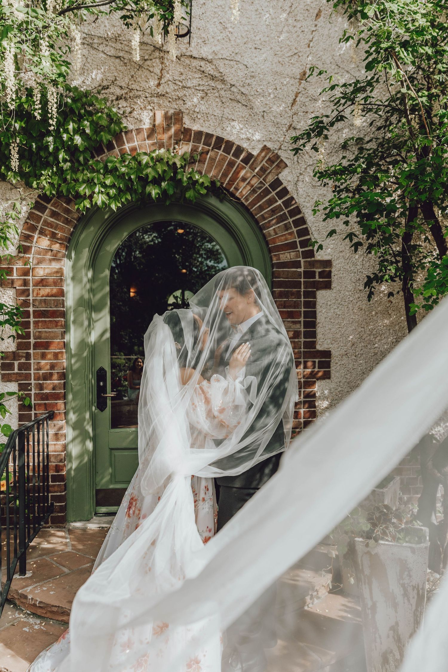 Couple eloping in Colorado surrounded by breathtaking mountain views, vibrant landscapes, and intimate moments
