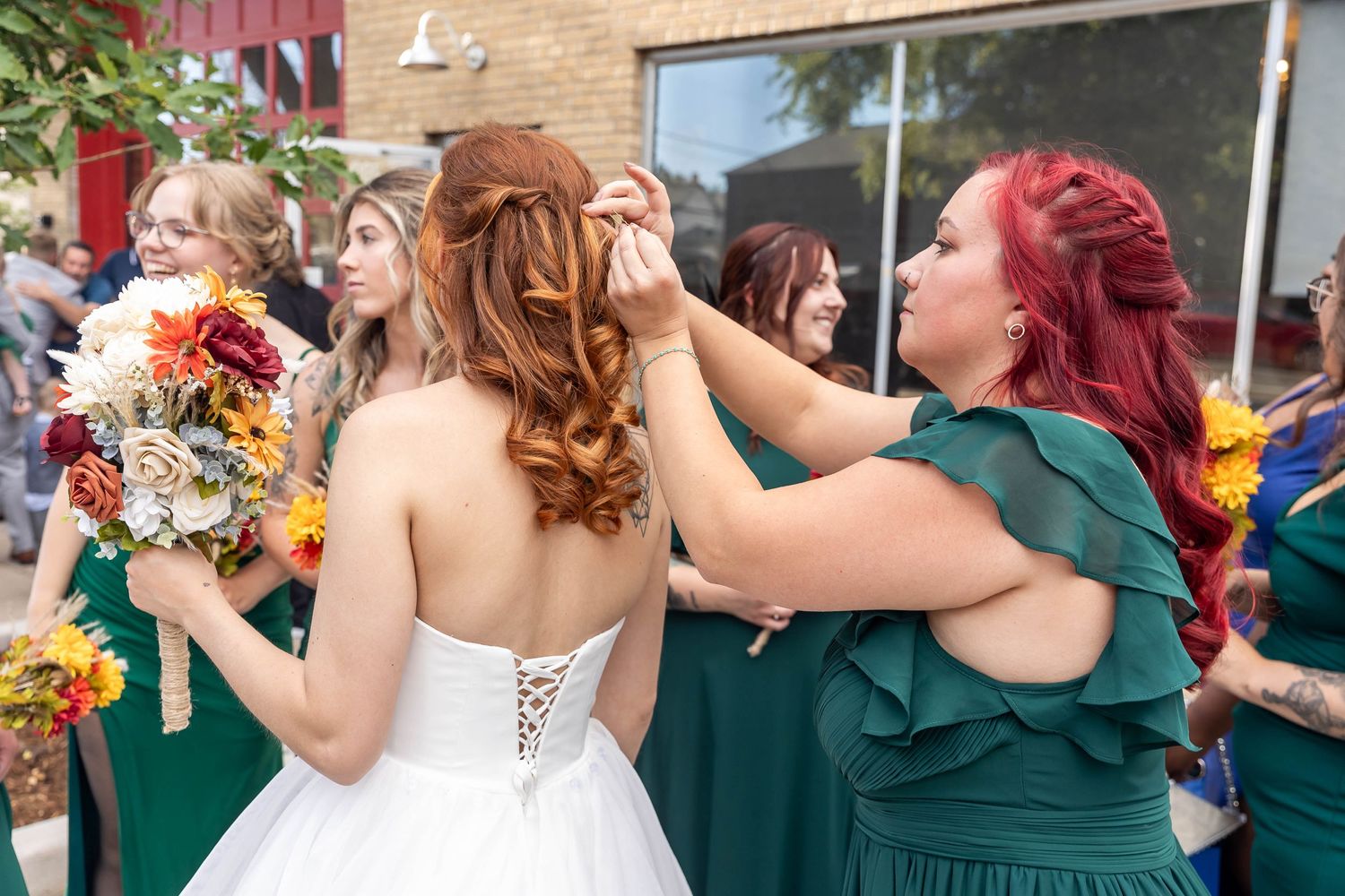 Intimate Atlas Theater wedding in Greeley, CO, followed by adventurous, elopement-style photos in Rocky Mountain National Park.