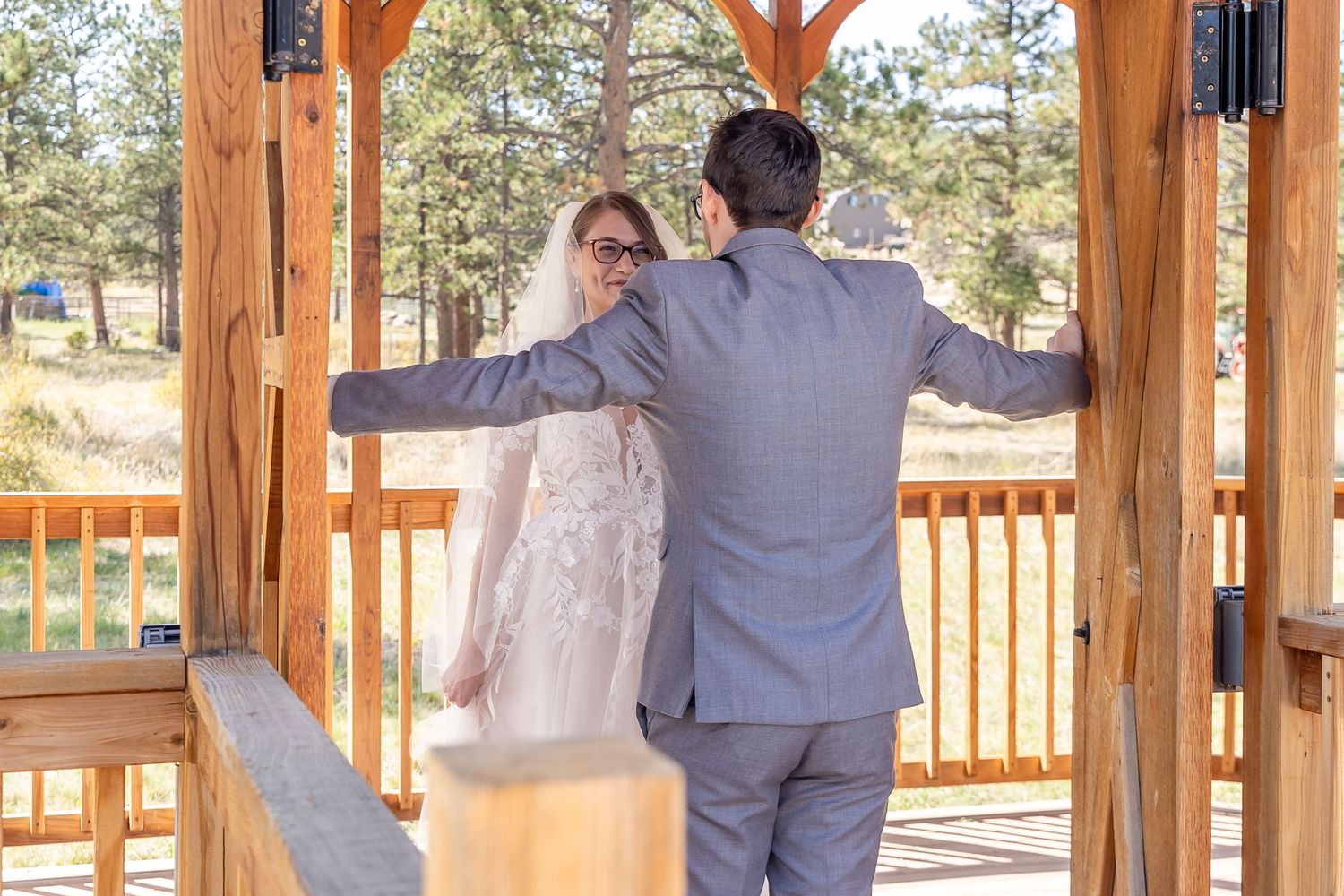 mountain wedding, rustic wedding, Colorado wedding, Sundance Trail Guest Ranch, Red Feather wedding, sunset wedding phot