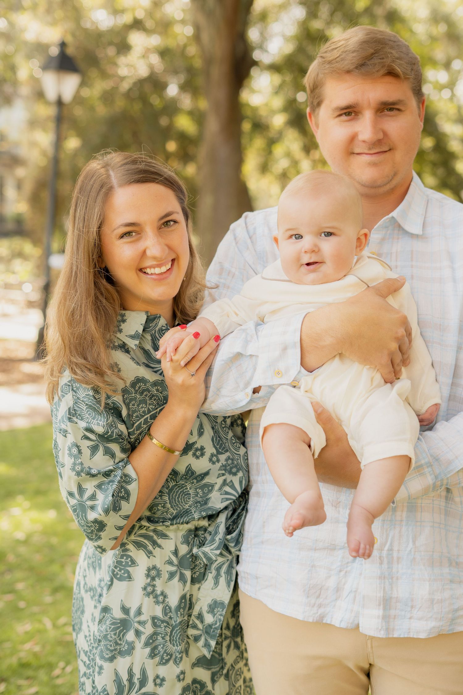 Family Portraits - Lafayette Square - Savannah Georgia