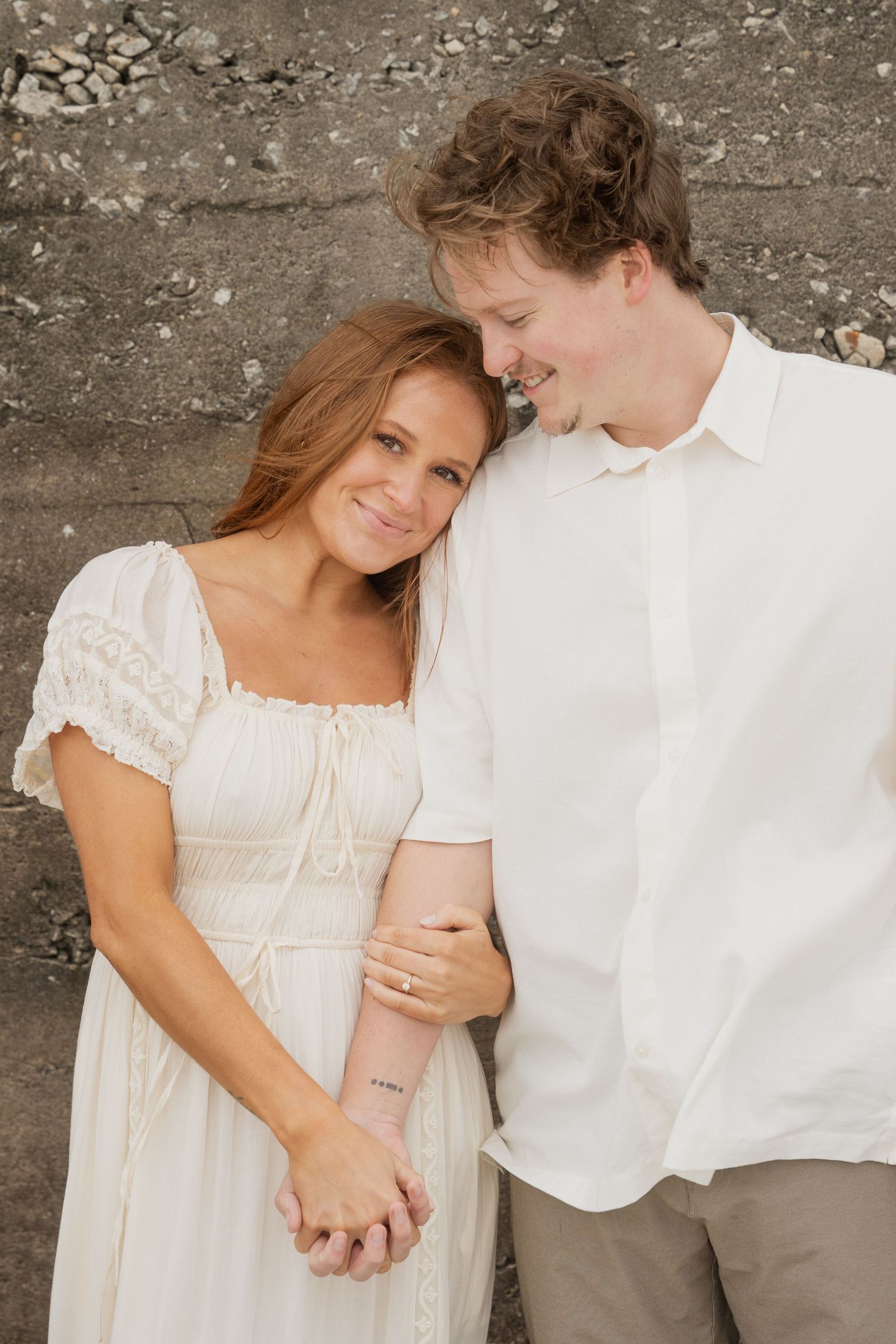 Engagement Shoot - White Outfits - Tybee Island Georgia, Photography